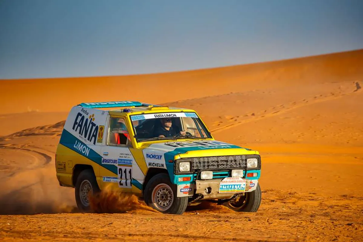 Driving the 2018 Nissan Terra, Titan, Navara, Patrol on the Moroccan Sahara