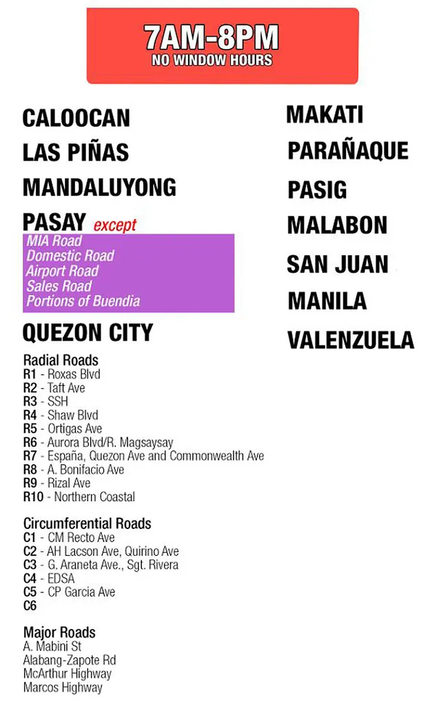 Read: MMDA updates "coding" scheme for 2020 | AutoIndustriya
