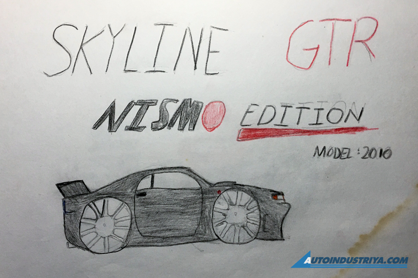 A passion for sketching cars