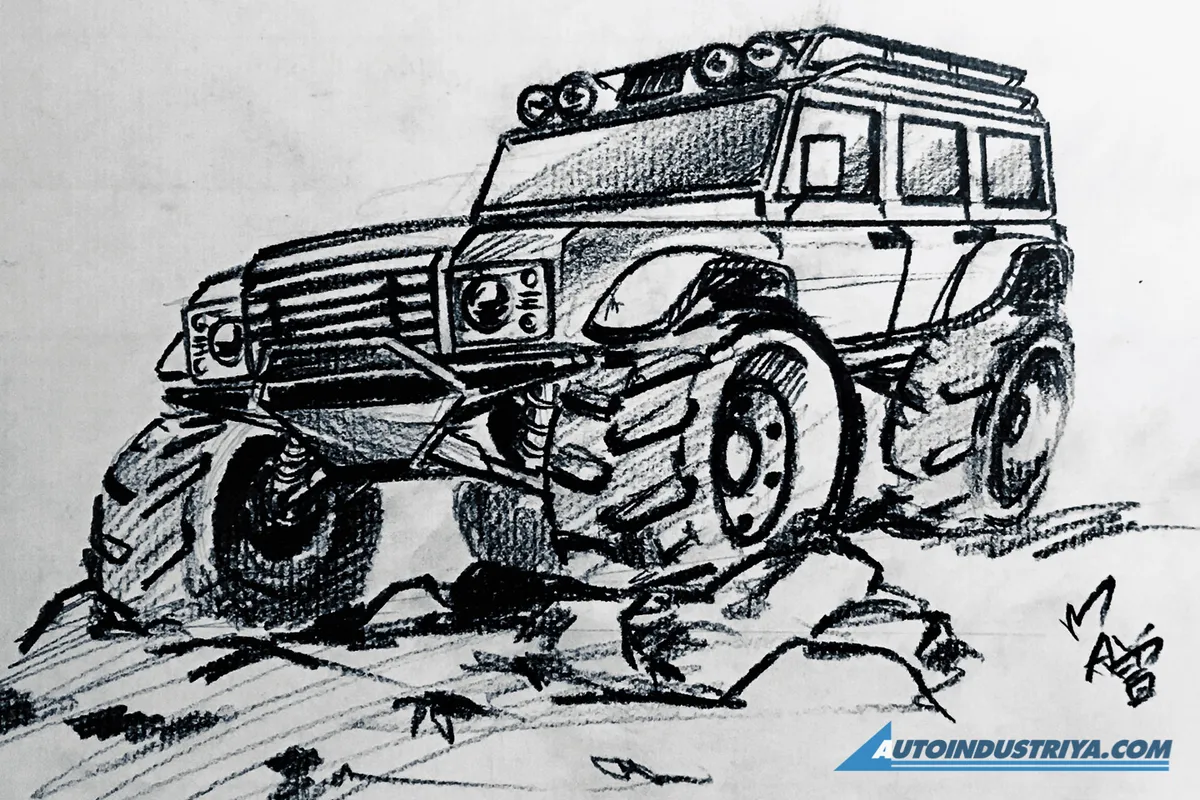 A passion for sketching cars