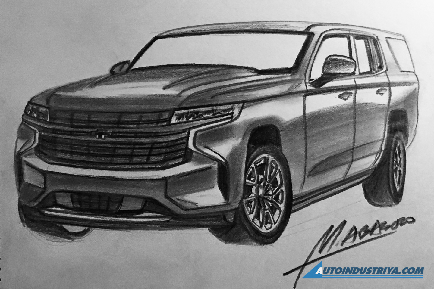A passion for sketching cars