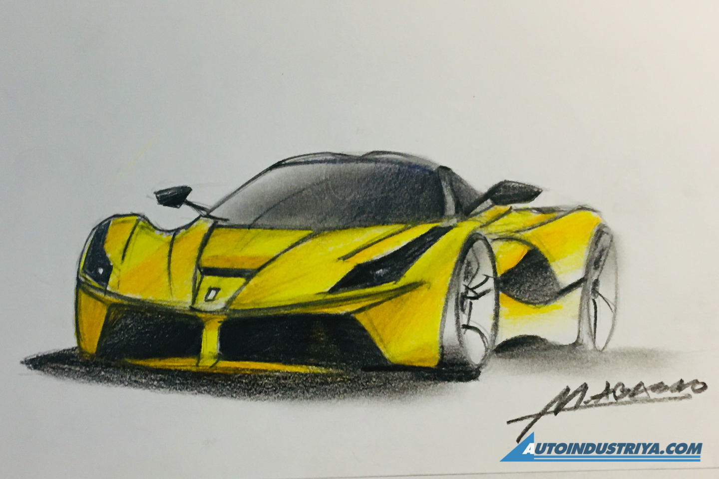 A passion for sketching cars