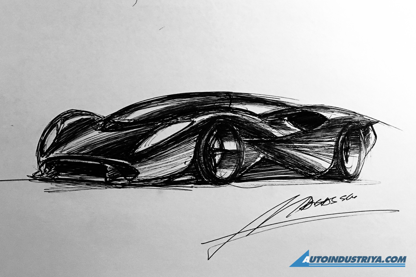 A passion for sketching cars
