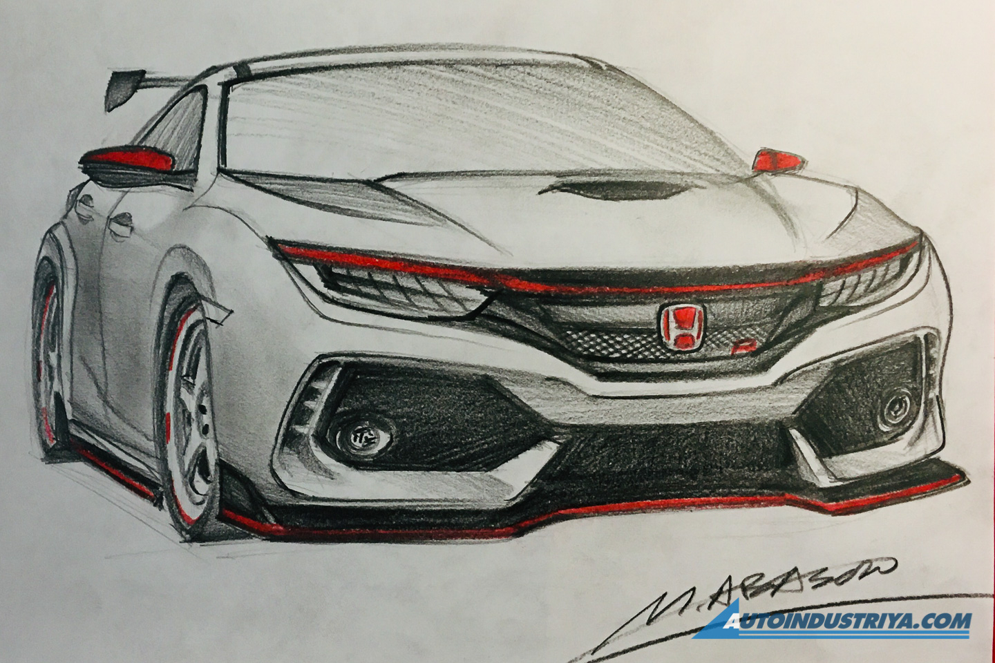 A passion for sketching cars