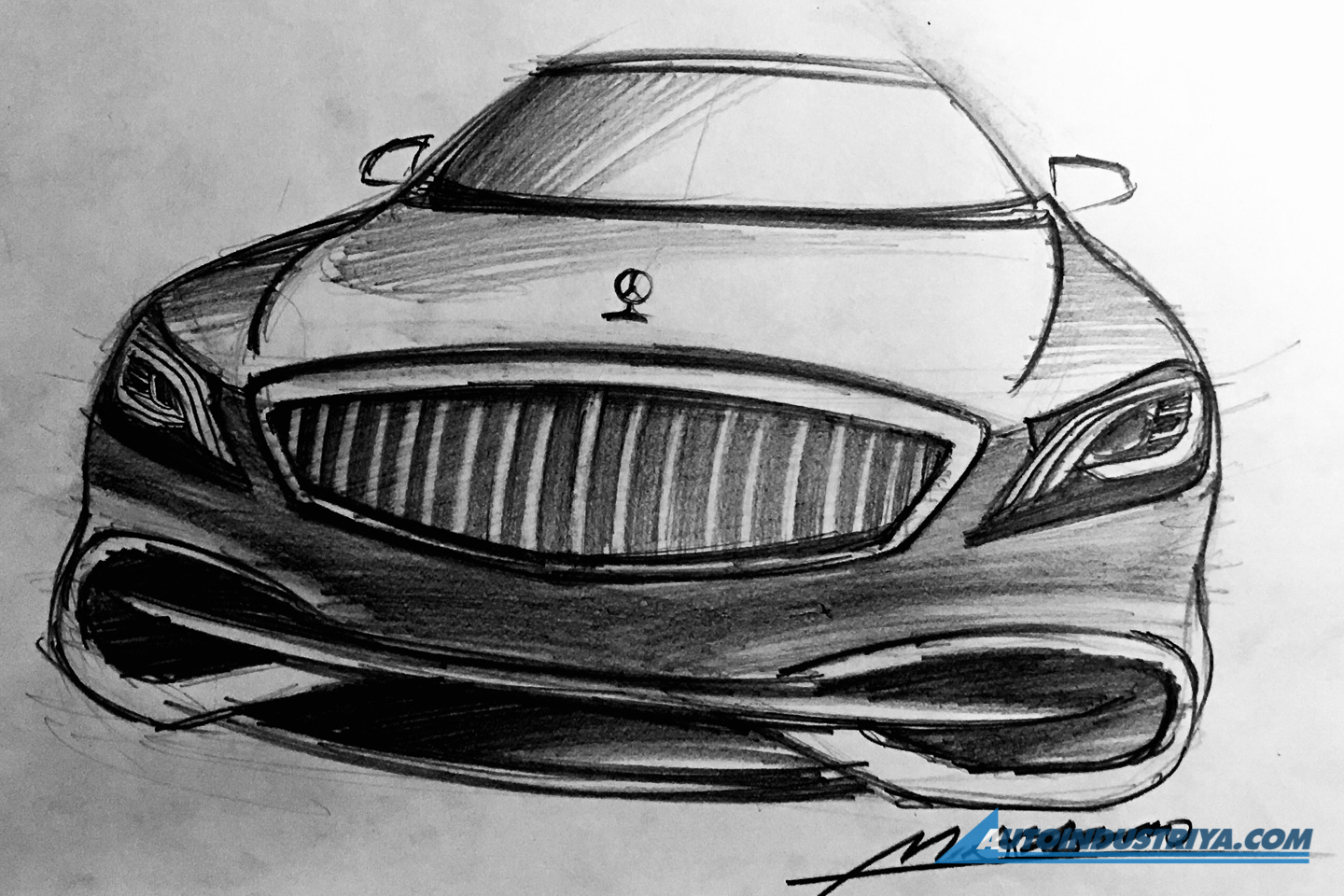 A passion for sketching cars