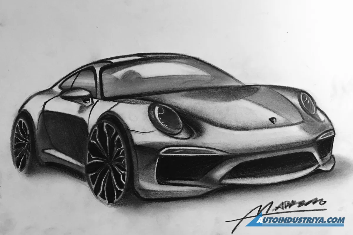 A passion for sketching cars