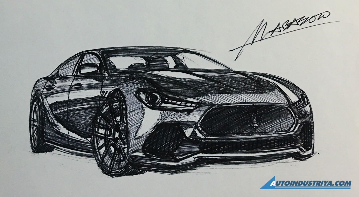 A passion for sketching cars