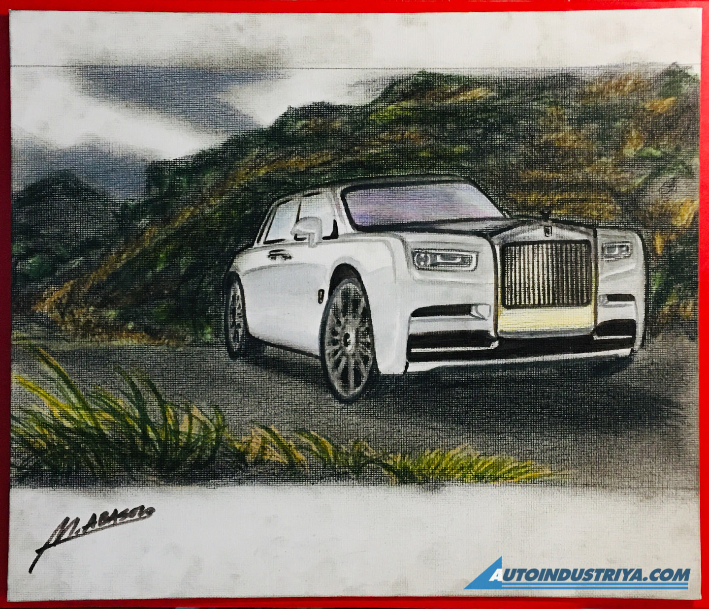 A passion for sketching cars