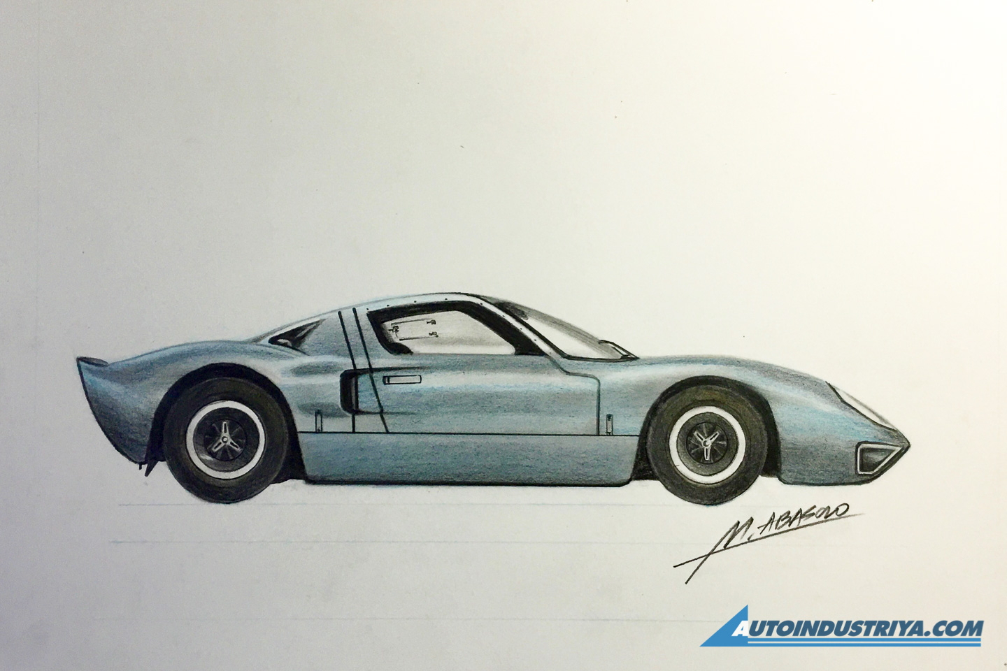 A passion for sketching cars