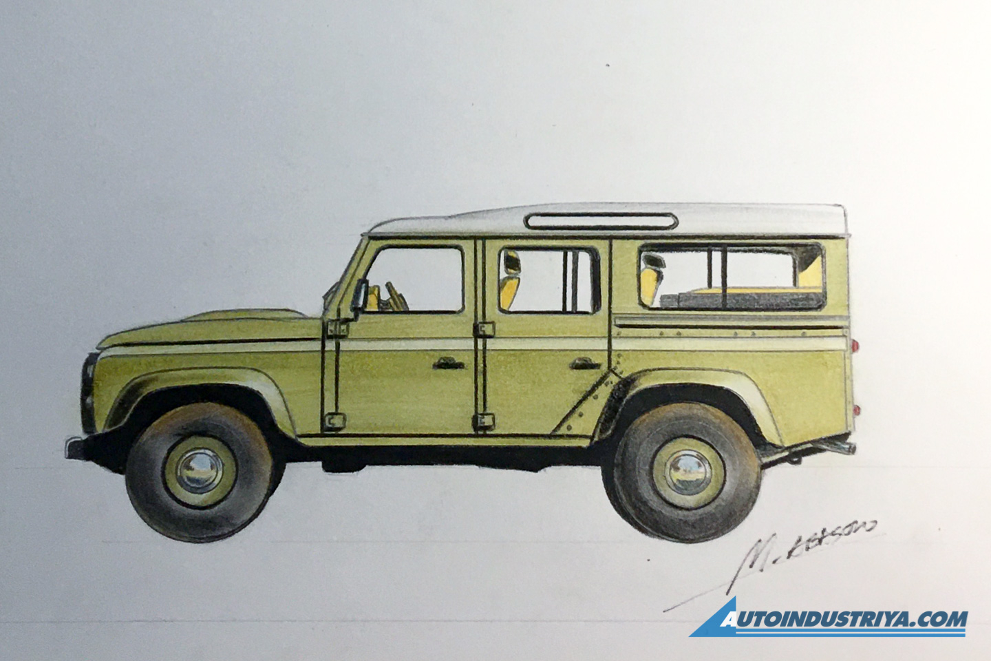 A passion for sketching cars