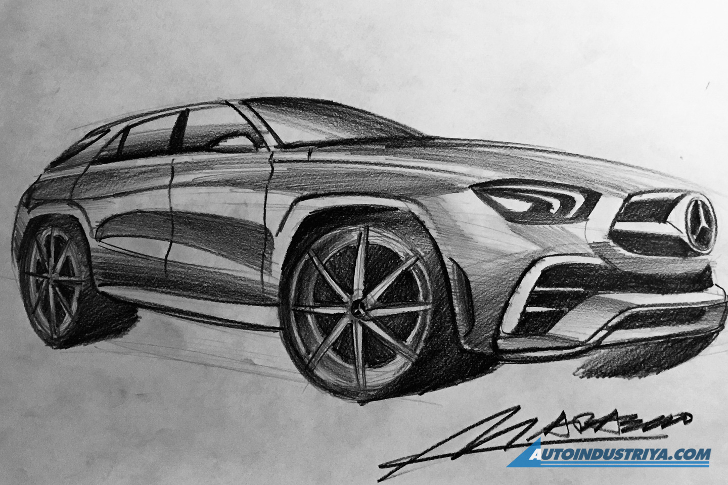 A passion for sketching cars