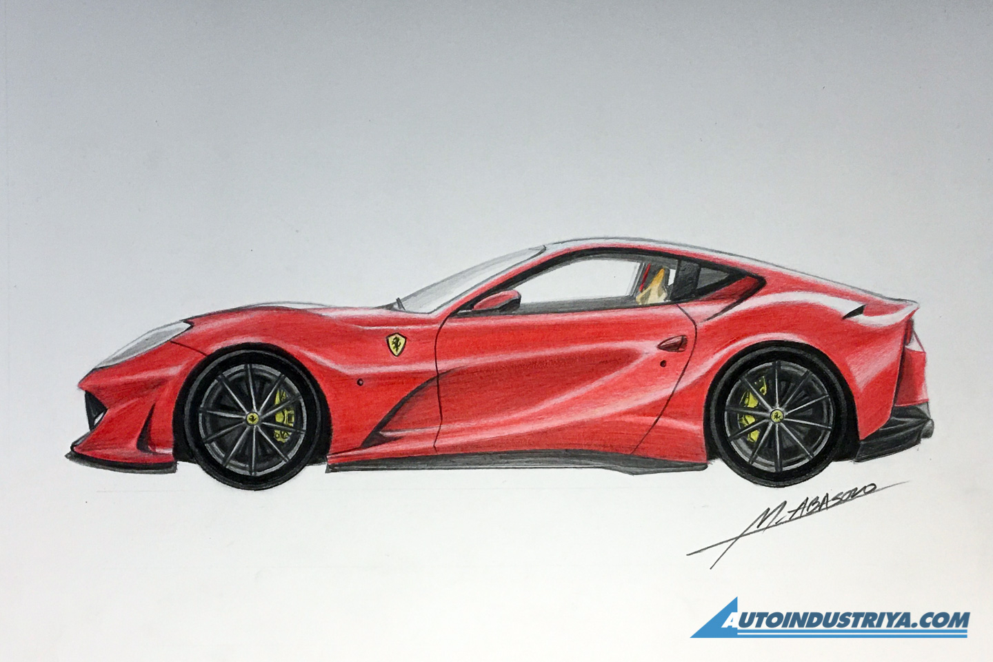 A passion for sketching cars