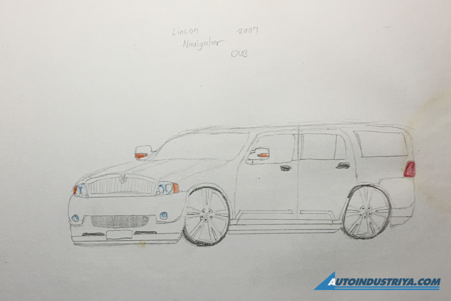 A passion for sketching cars