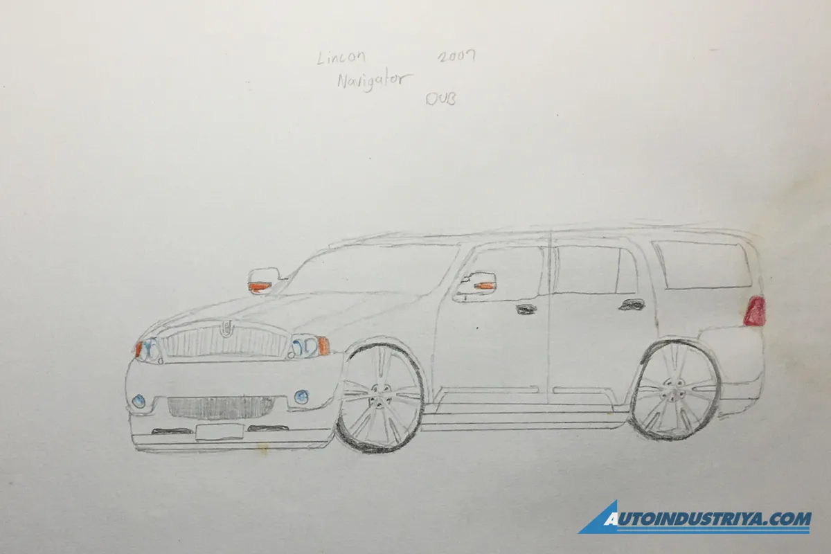 A passion for sketching cars