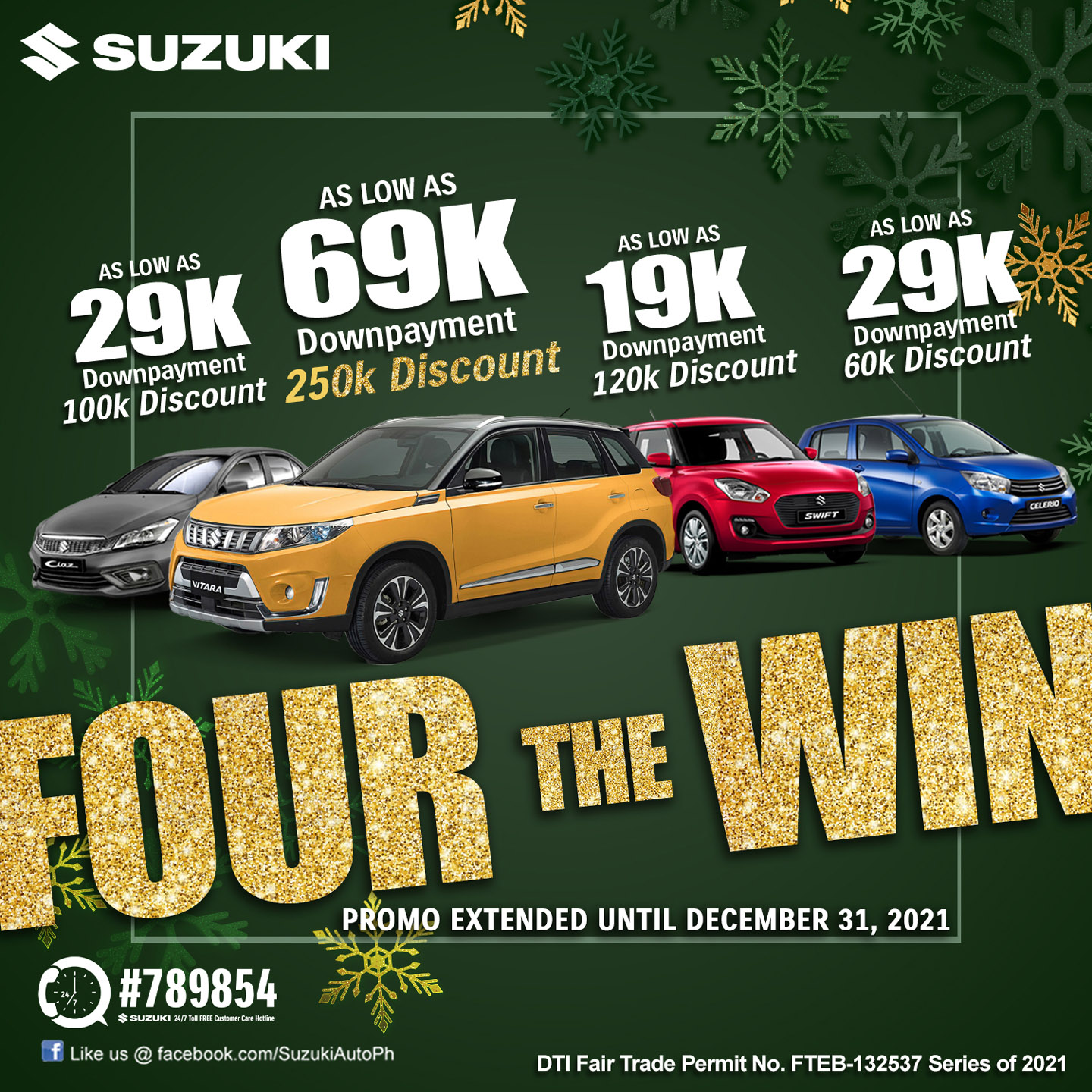 Suzuki PH offers up to PHP 250K discount this December