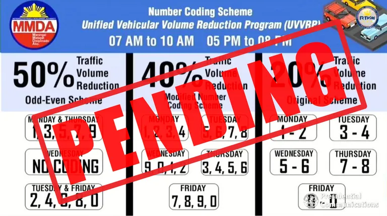 MMDA: No decision yet on new coding scheme | AutoIndustriya