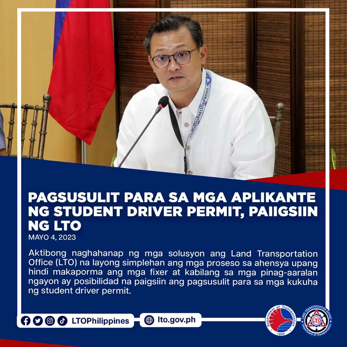 LTO wants to make student permit exams quicker | AutoIndustriya