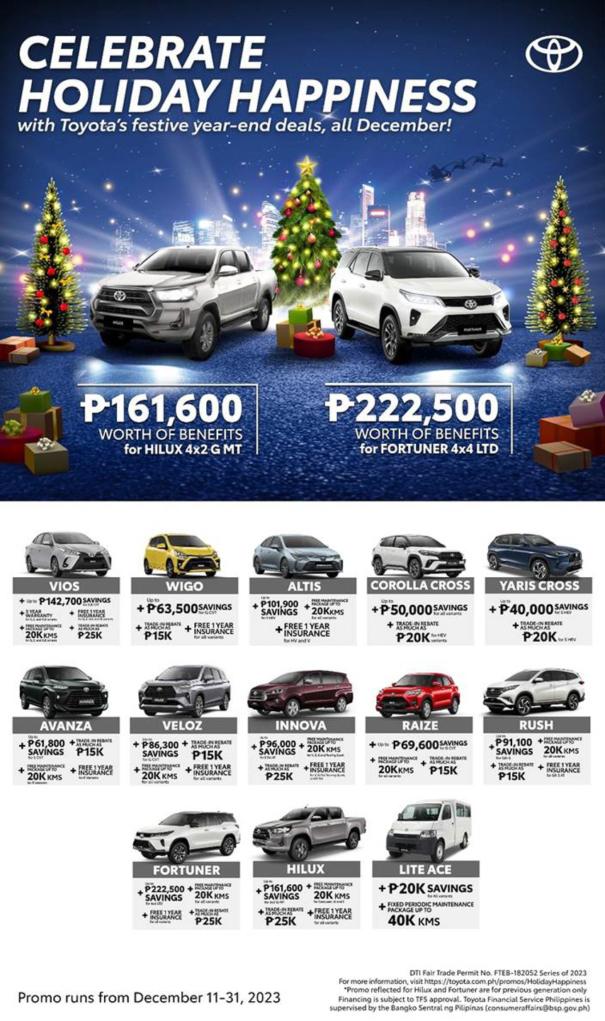 Few days left to win a Toyota hybrid this December