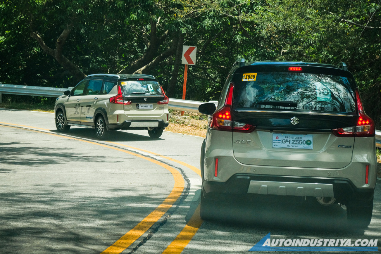 We drove 70 km in the Suzuki XL7 Hybrid and only used 1.47L of fuel