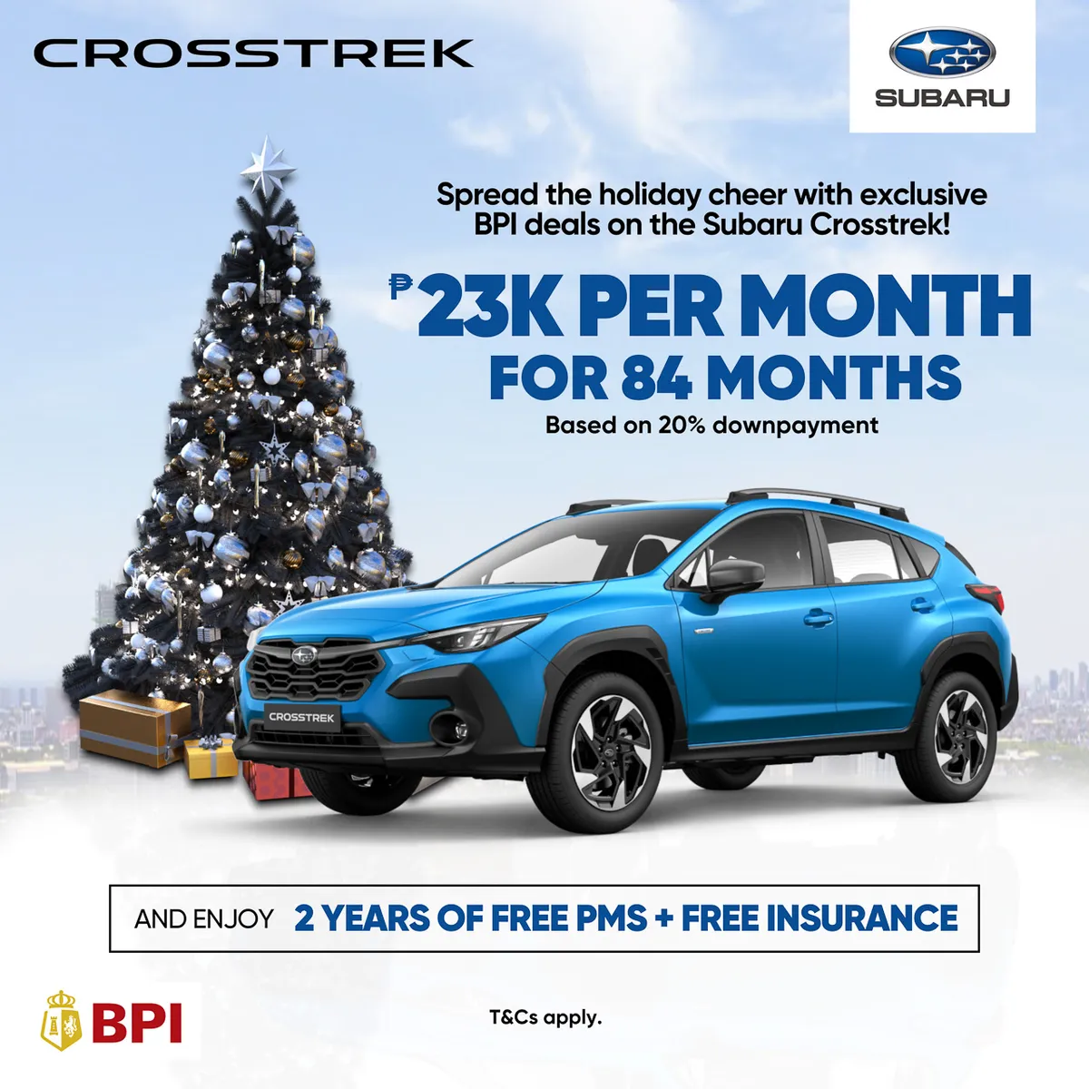 Subaru PH launches exclusive BPI holidays deals for Forester, Crosstrek