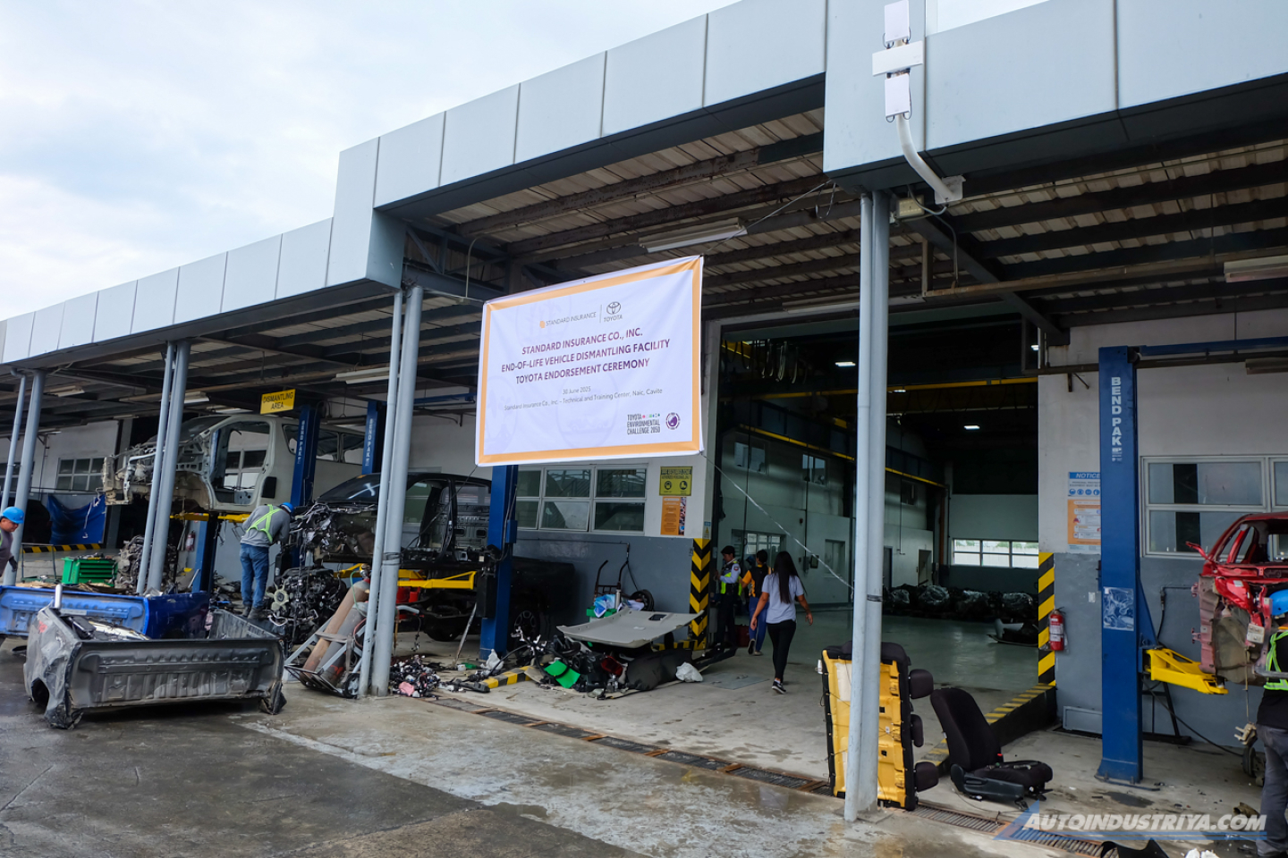 Toyota PH endorses professional vehicle dismantling facility in Naic, Cavite
