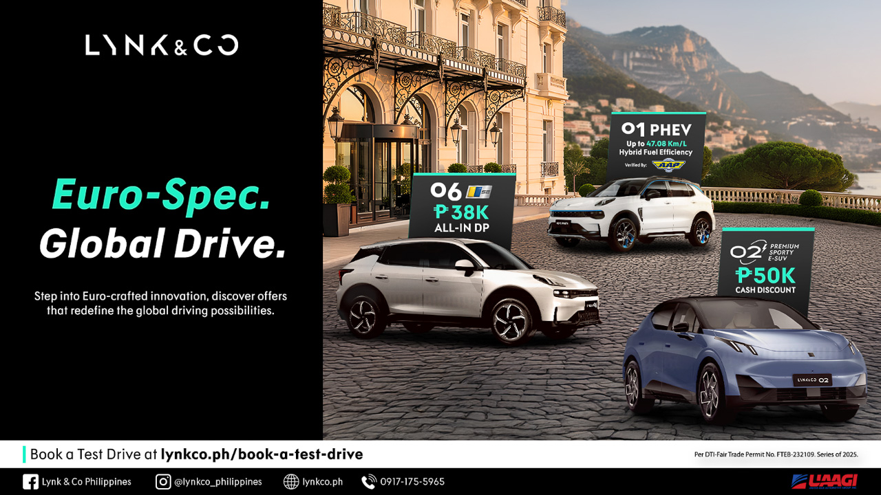 Get up to PHP 410K in discounts from Lynk & Co until Sept 2025