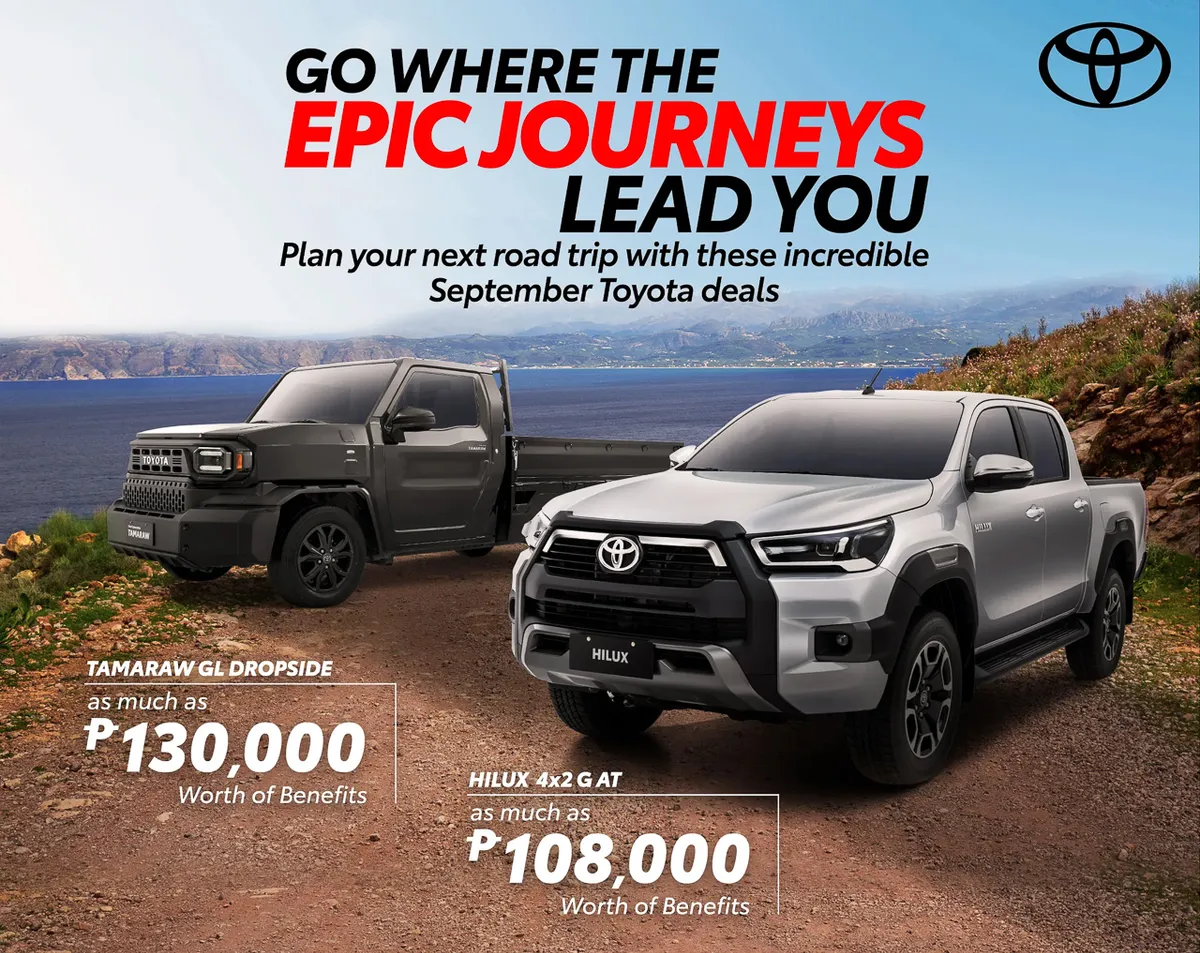 Toyota PH offering special deals, free PMS, and more this September