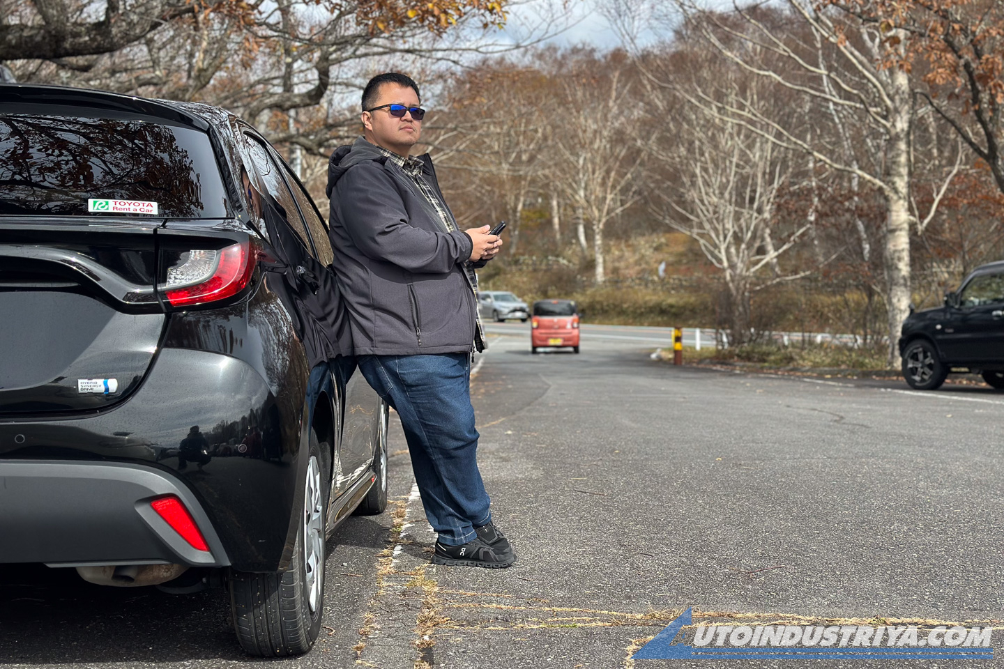 Initial Dreamers: We rent this Toyota Yaris HEV to drive Mount Akina and Akagi