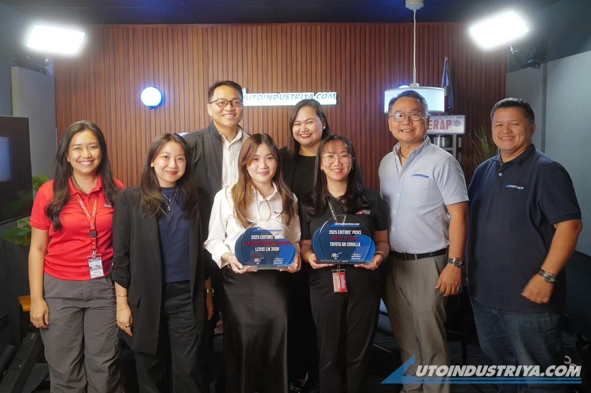 AutoIndustriya.com presents awards for 2025 Editors’ Picks