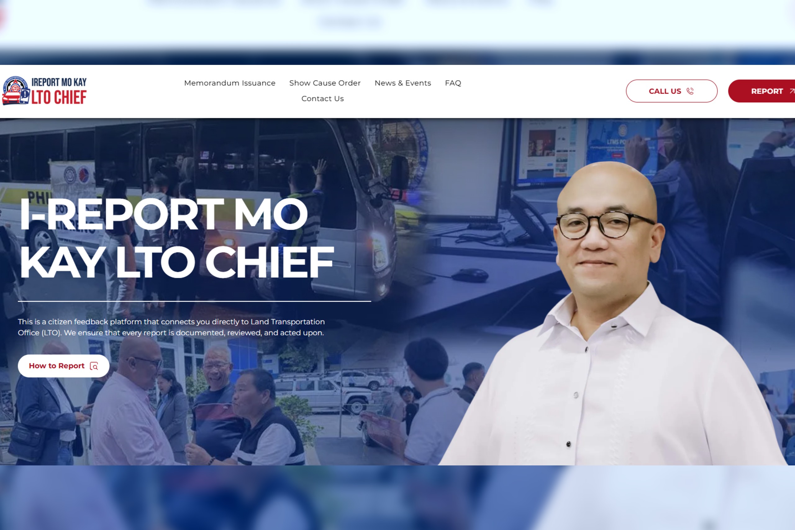 New website for reporting misbehaving drivers launched by LTO