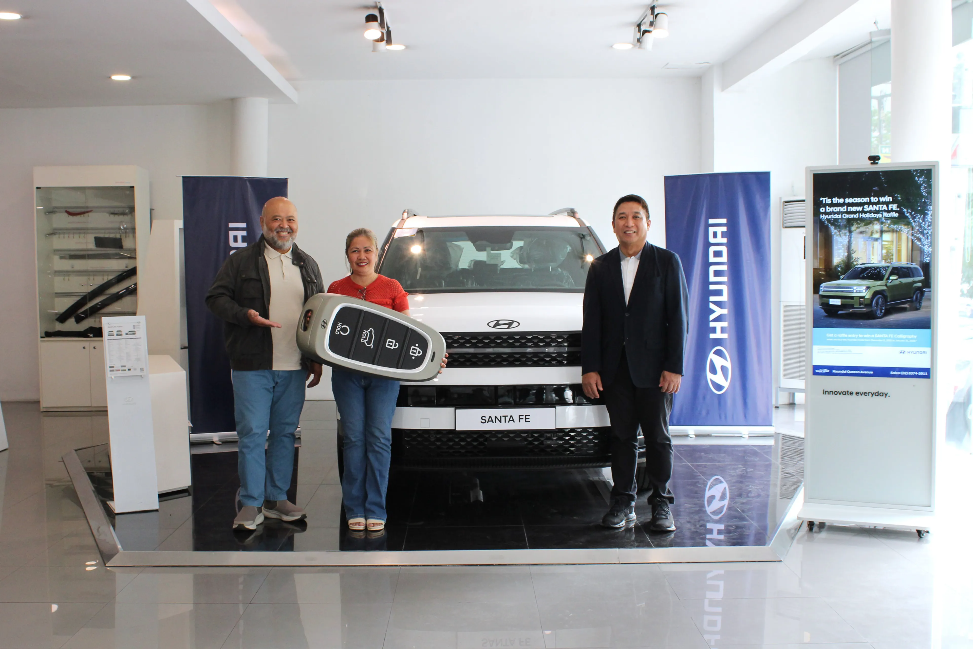 Lucky Grand Holidays Promo winner brings home brand-new Hyundai Santa Fe