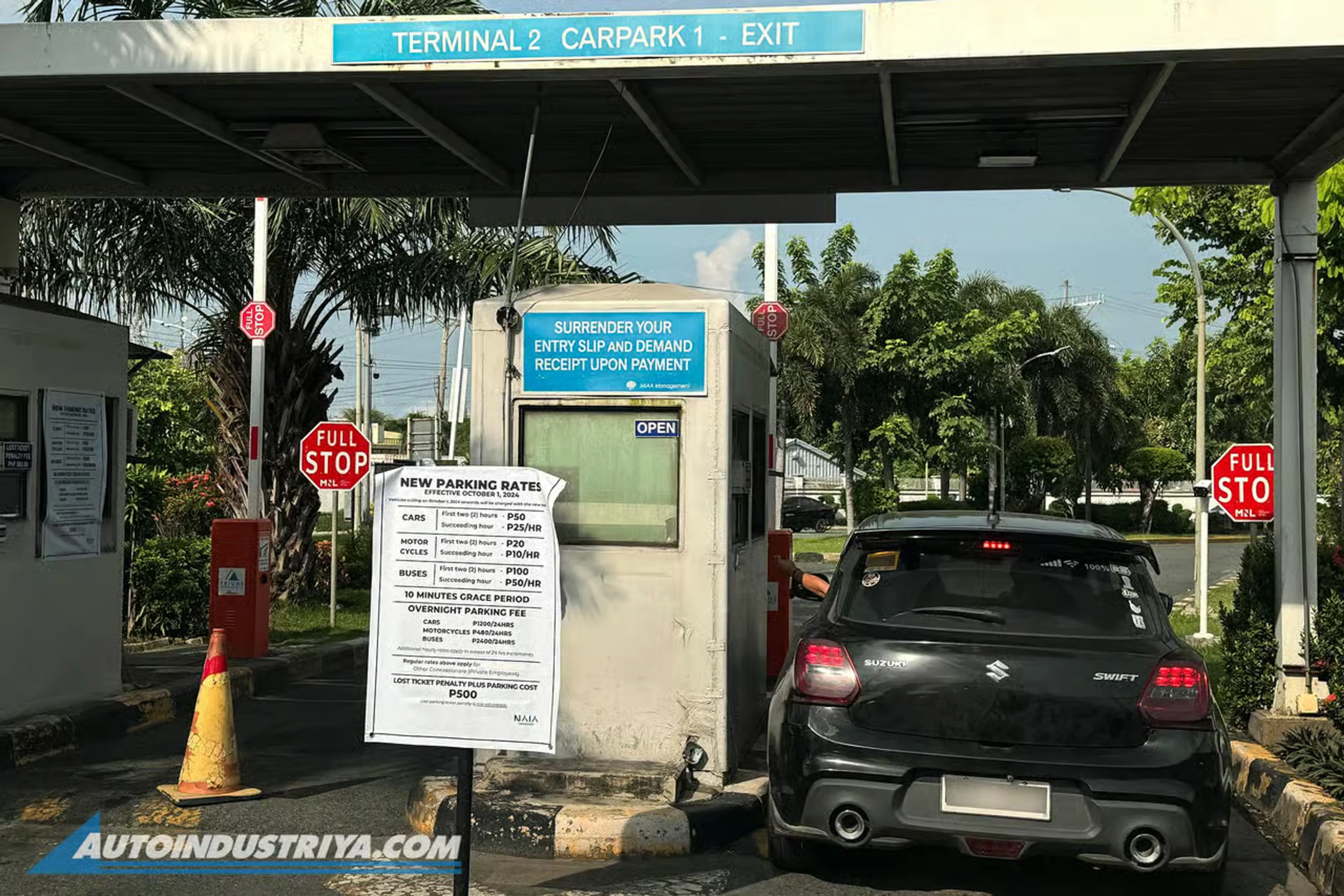 NAIA open parking slots can now be checked online