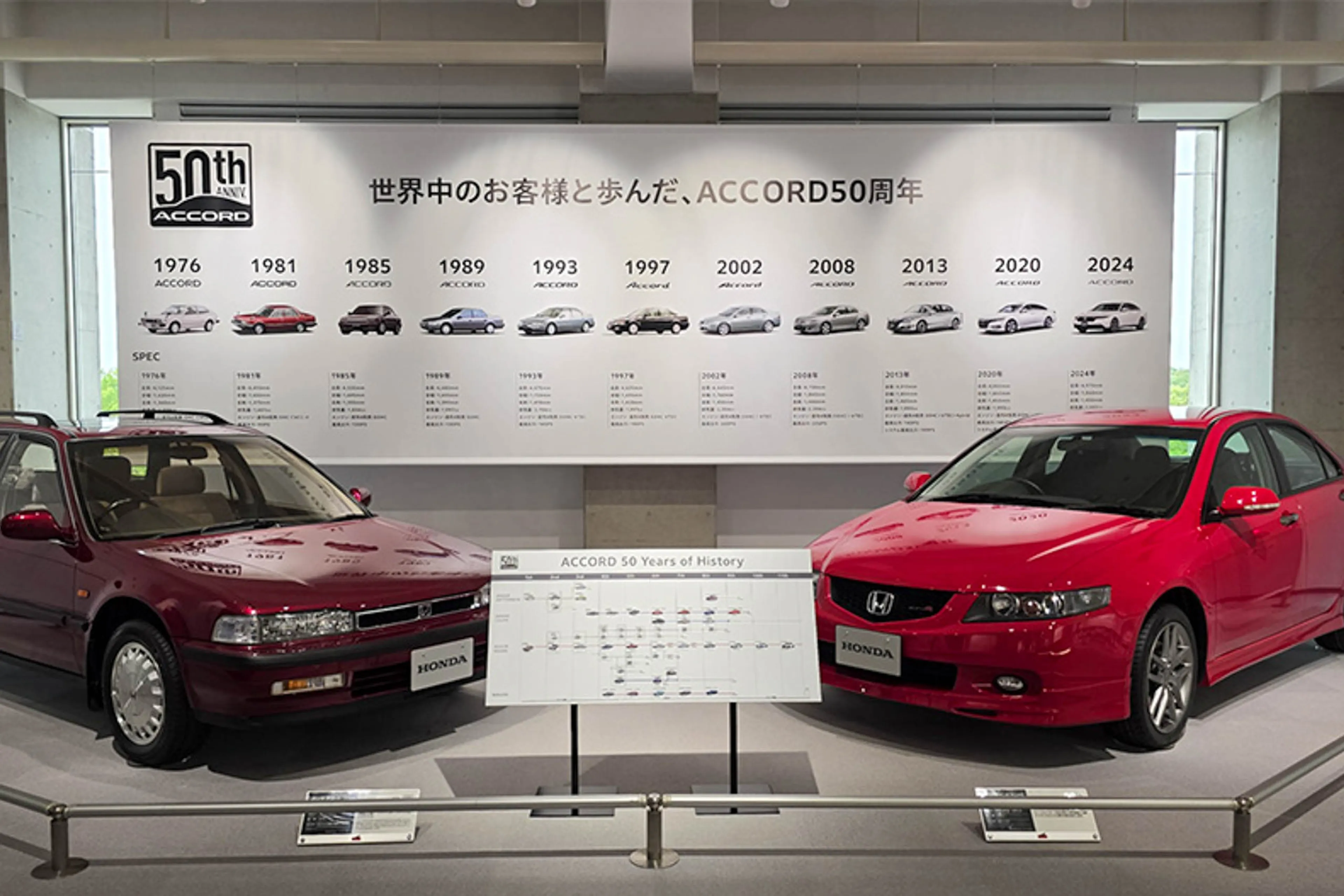 Honda Accord celebrates 50th anniversary with global events, exhibit, and merch