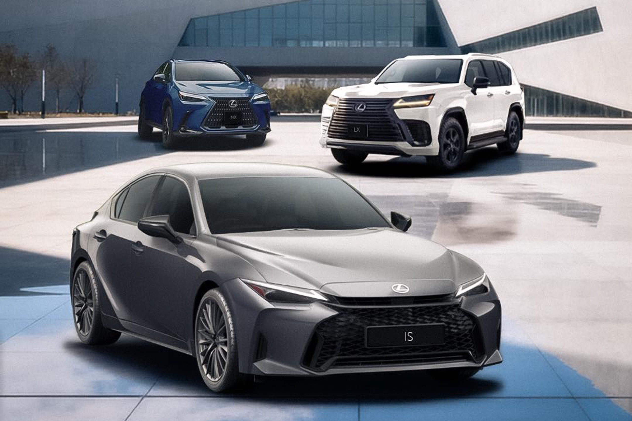 Check out the Lexus LX 700h, NX 350h, IS F Sport at Rockwell this weekend