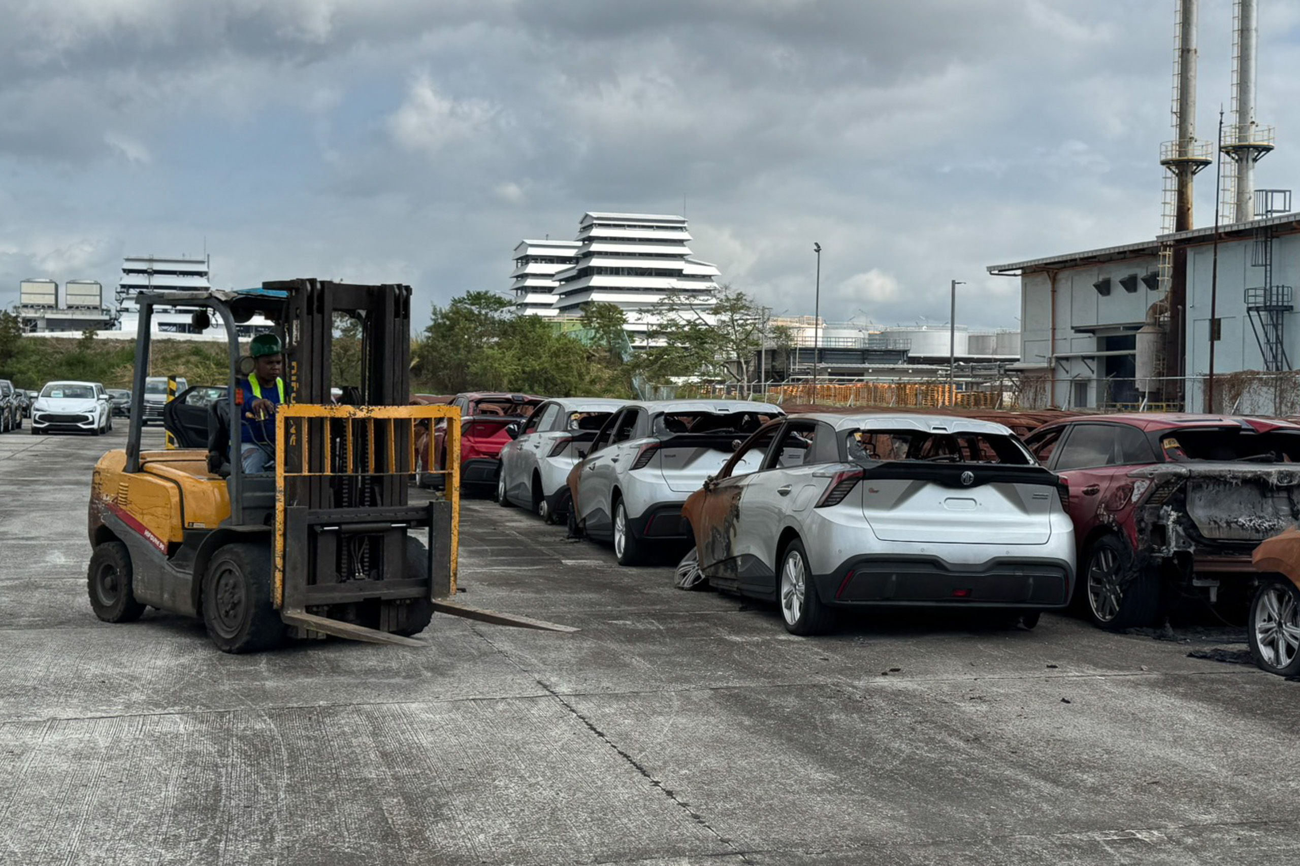 MG Motor PH formalizes safe disposal of fire-affected EV units