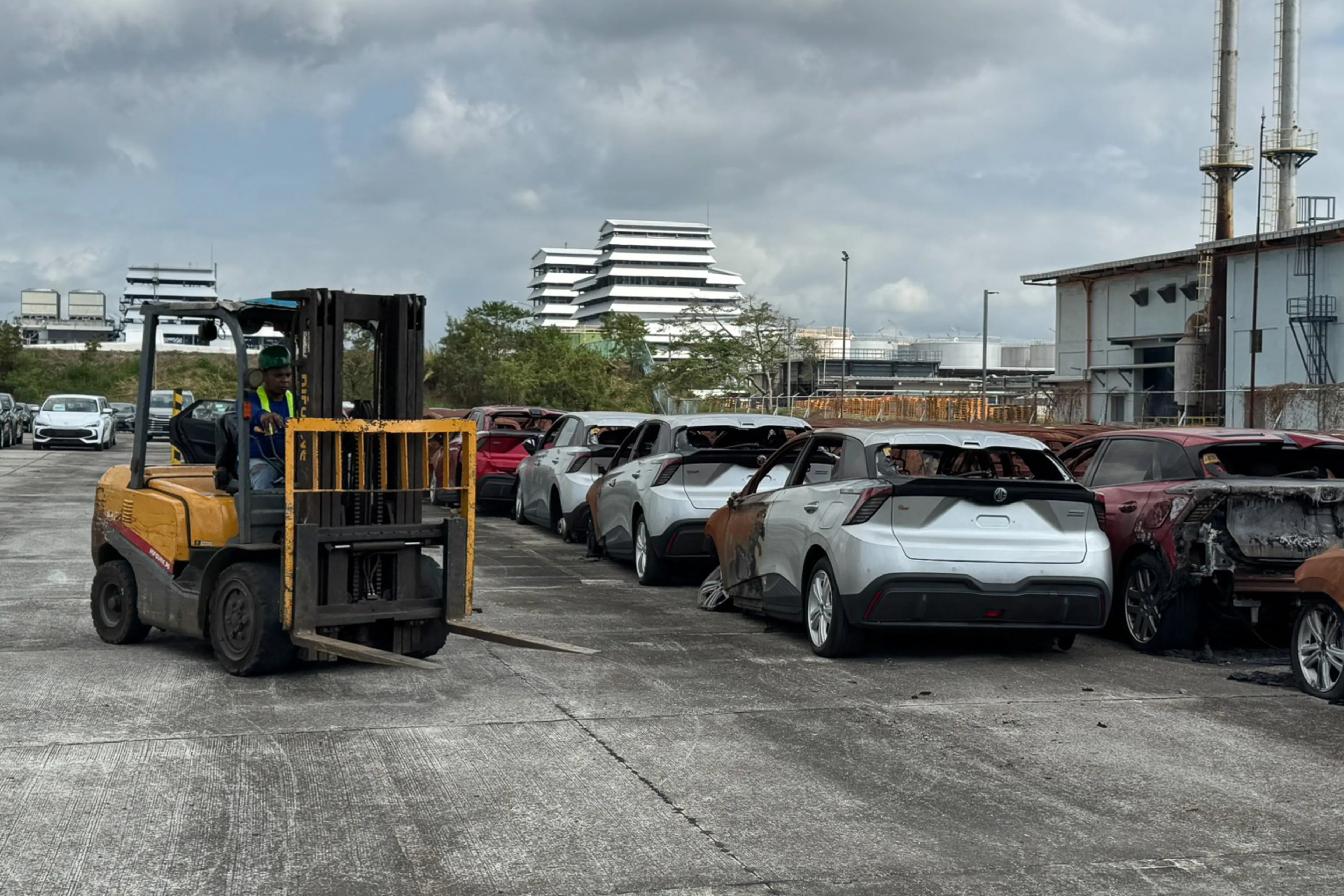 MG Motor PH formalizes safe disposal of fire-affected EV units