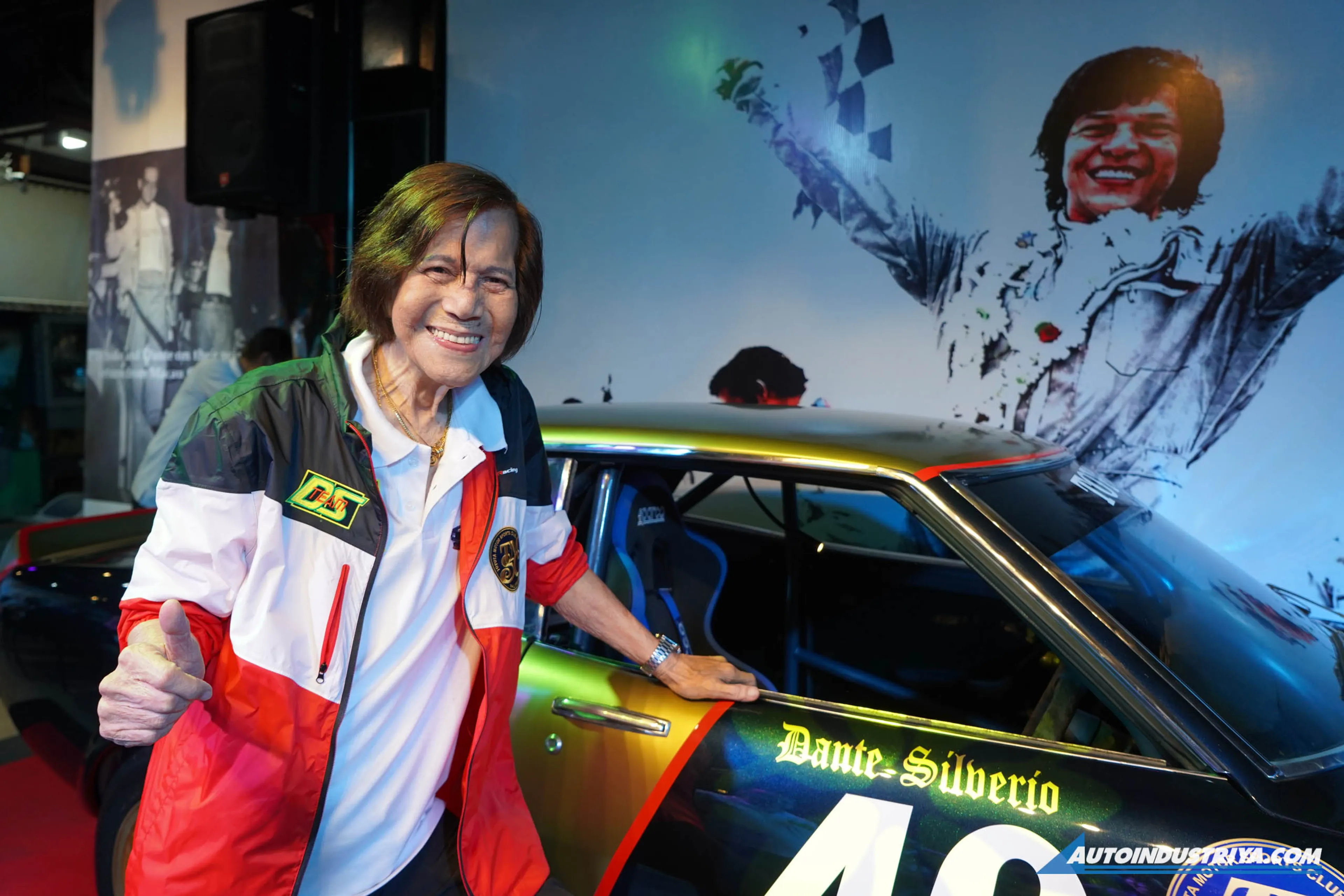Dante Silverio unveils restored #49 Celica race car with special celebration