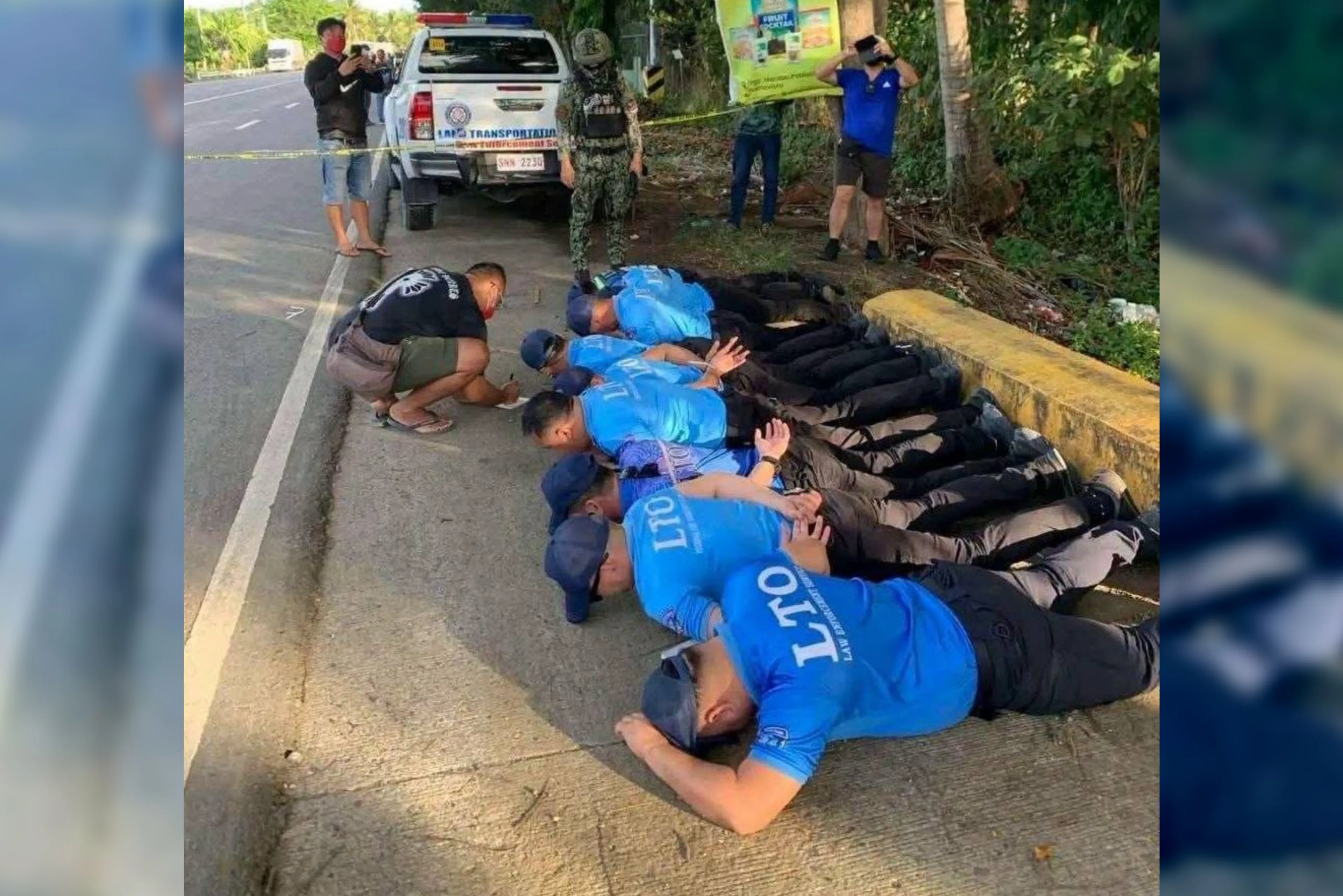 LTO, PNP nab 9 Caraga enforcers in trucker kotong sting