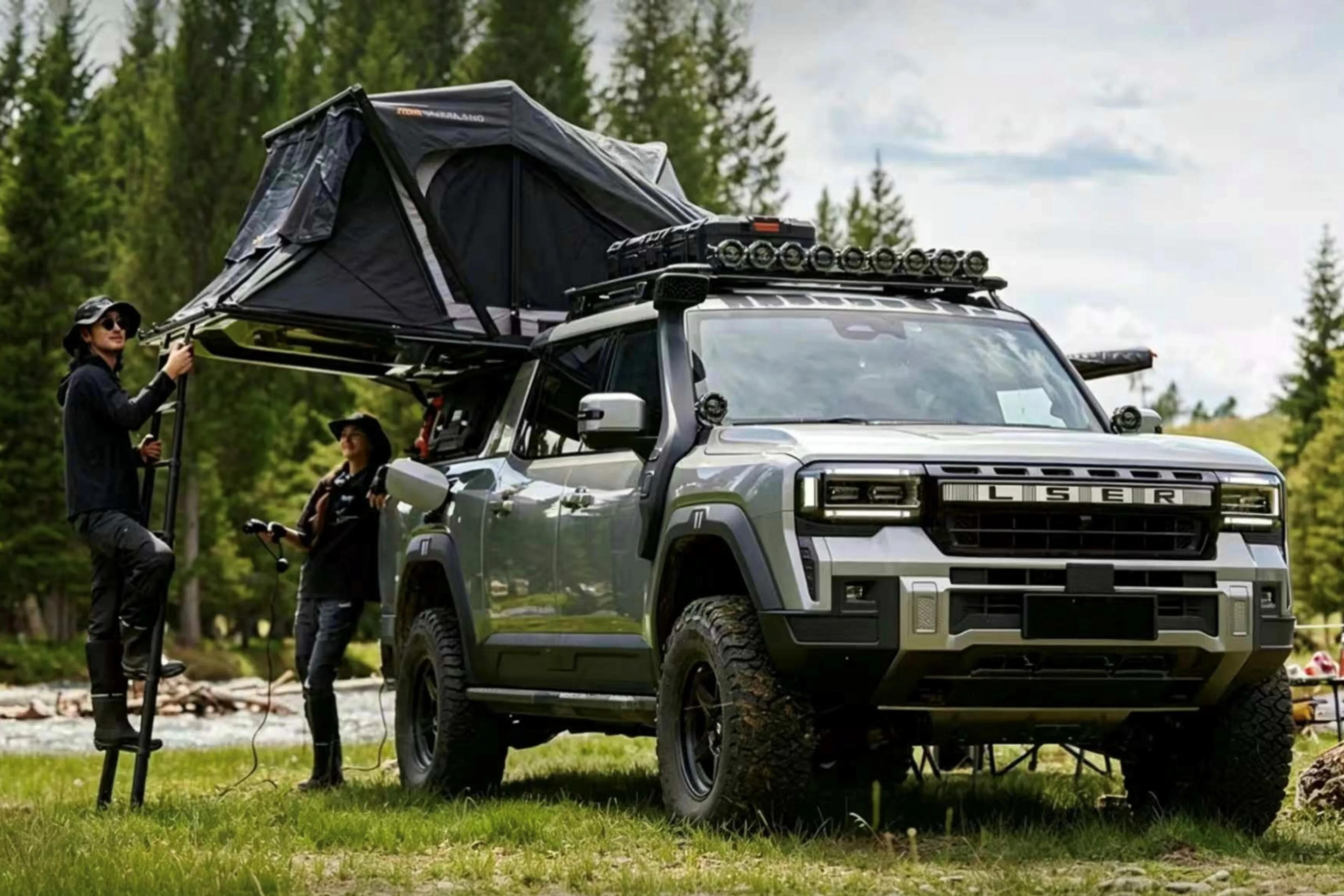 Jetour F700 PHEV pickup revealed with up to 1,300 km of range