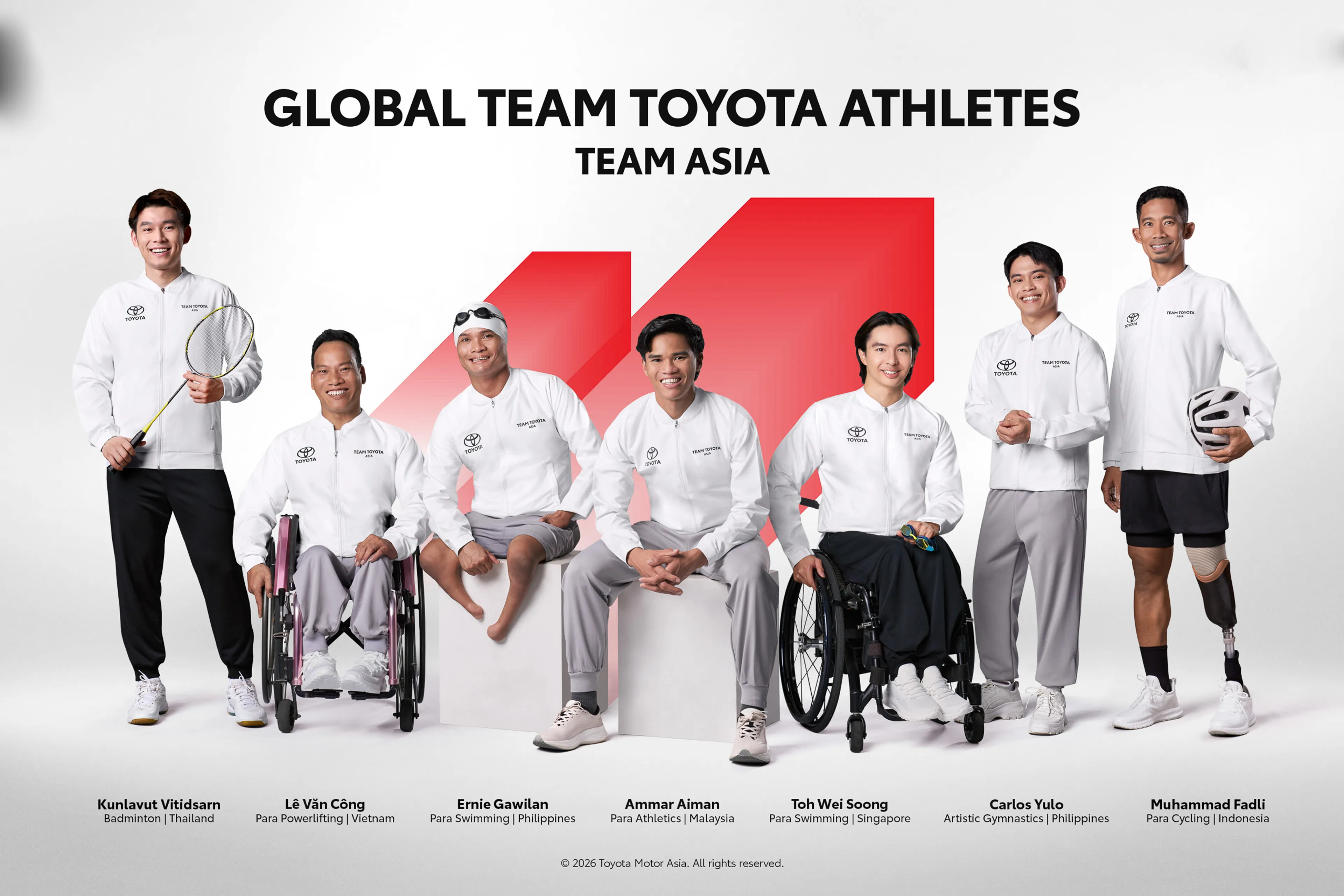 Carlos Yulo, Ernie Gawilan part of Global Team Toyota for Asian Games 2026