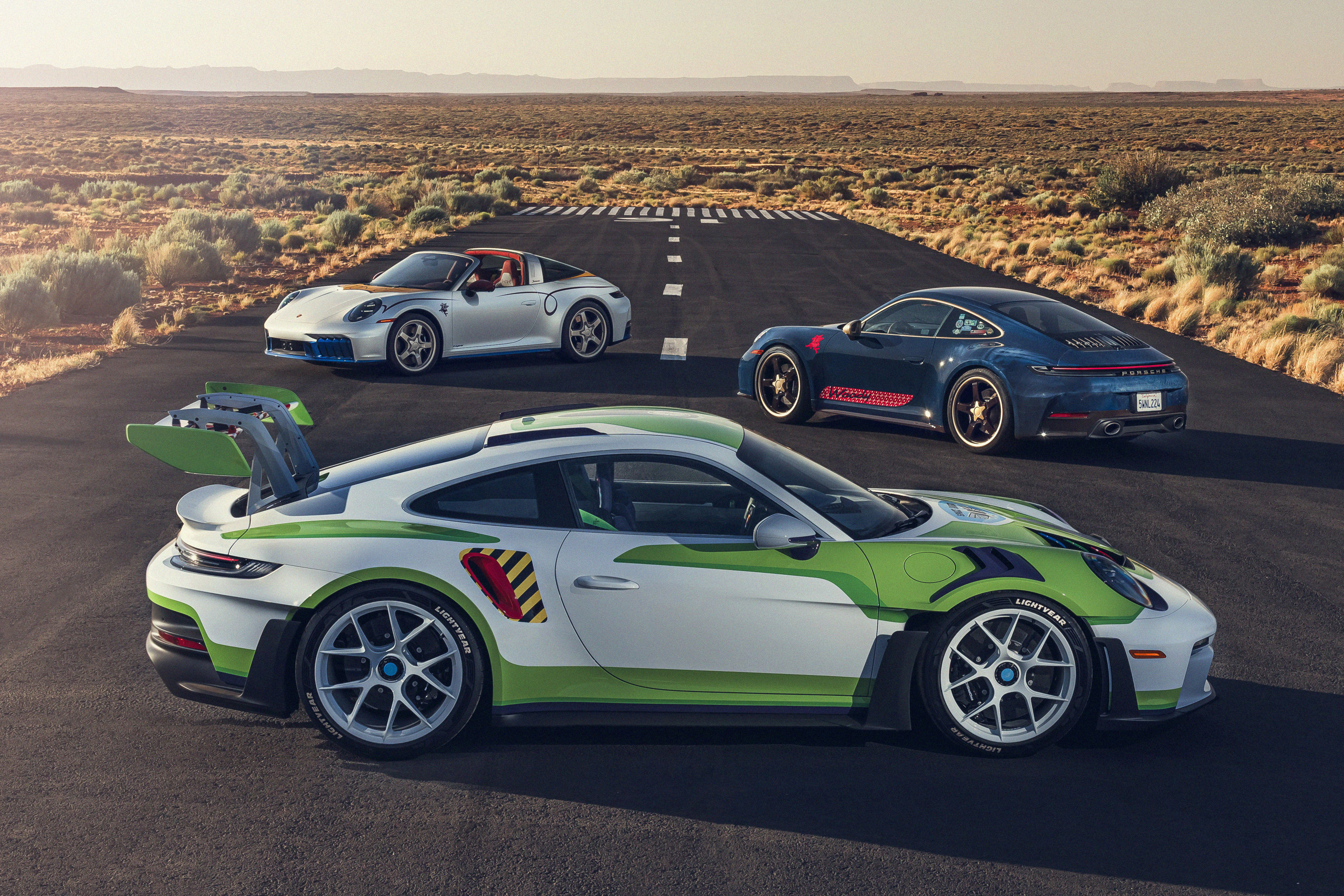 Porsche creates one-off 911s for Toy Story 5 premiere