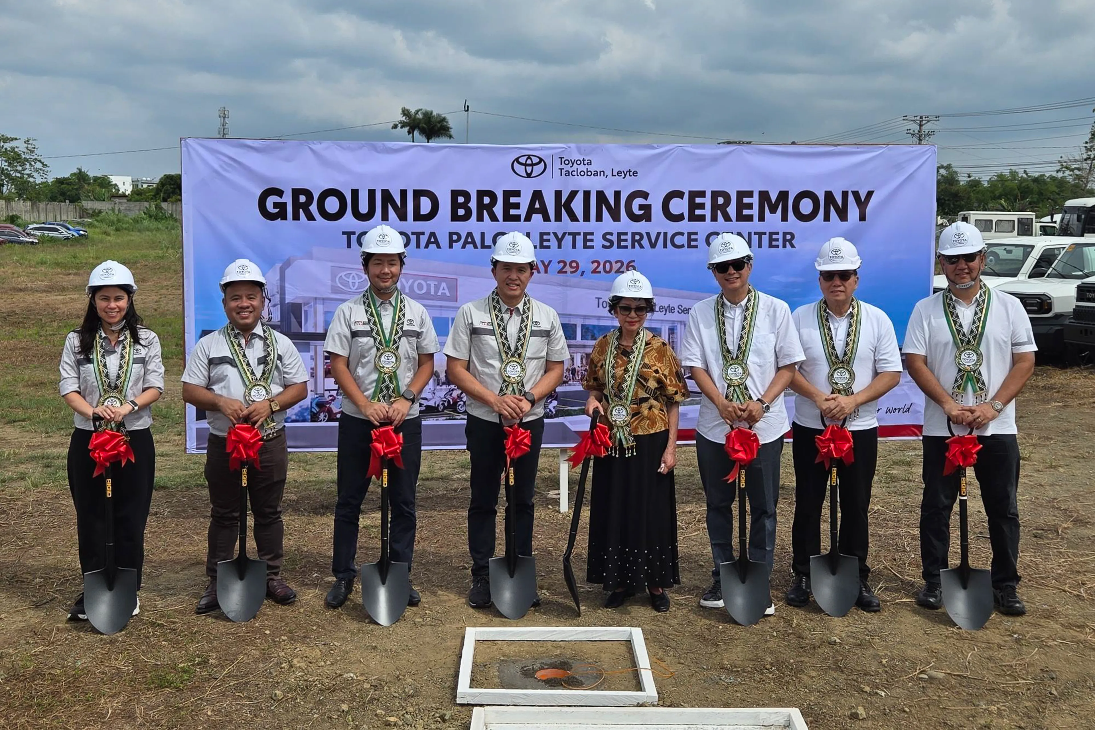 6,000 square meter Toyota Service Center in Palo, Leyte breaks ground