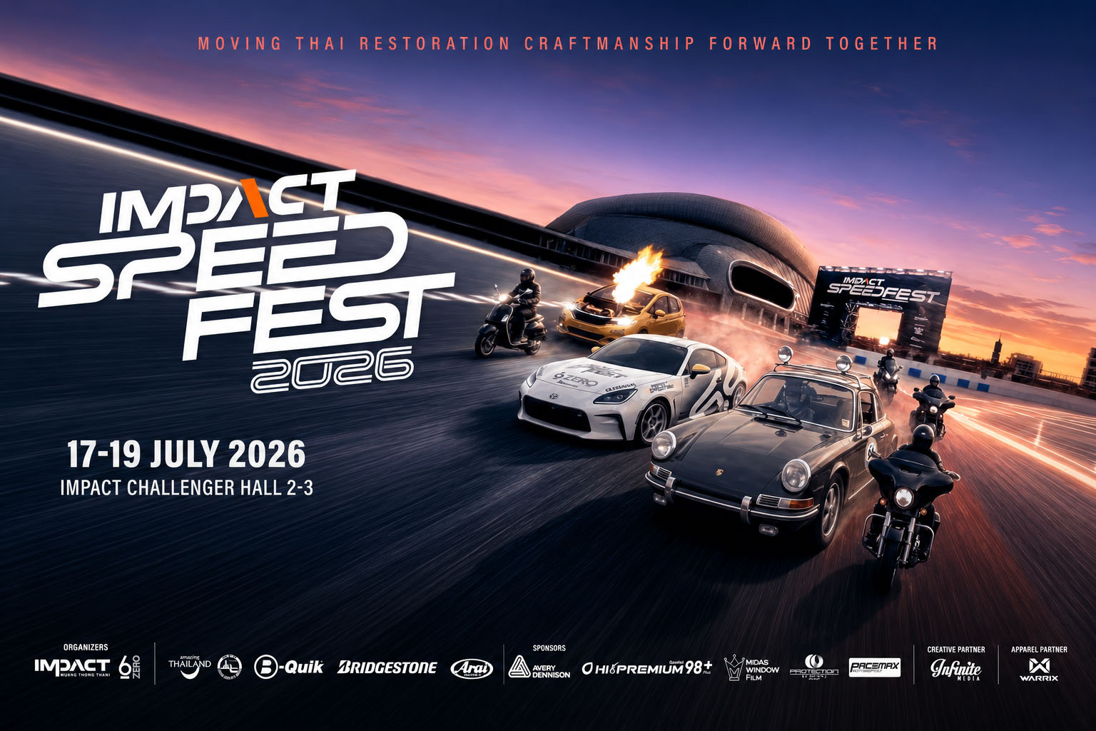 Smokey Nagata and Kei Miura to headline Impact Speed Fest 2026 in Bangkok
