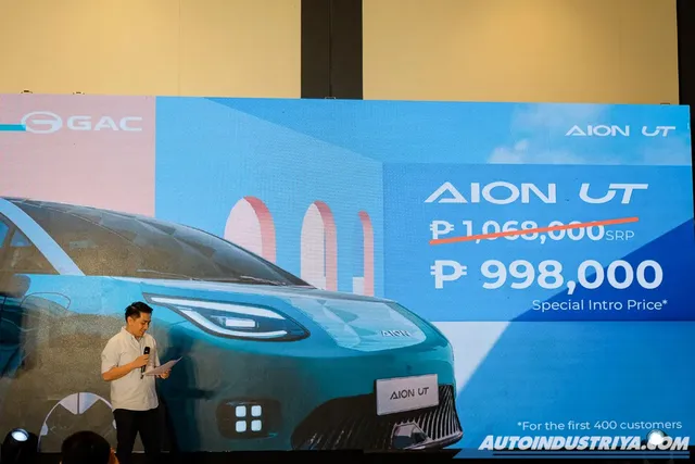 Pp Extendas GAC extends AION UT PHP 998K introductory price until July 31 ...