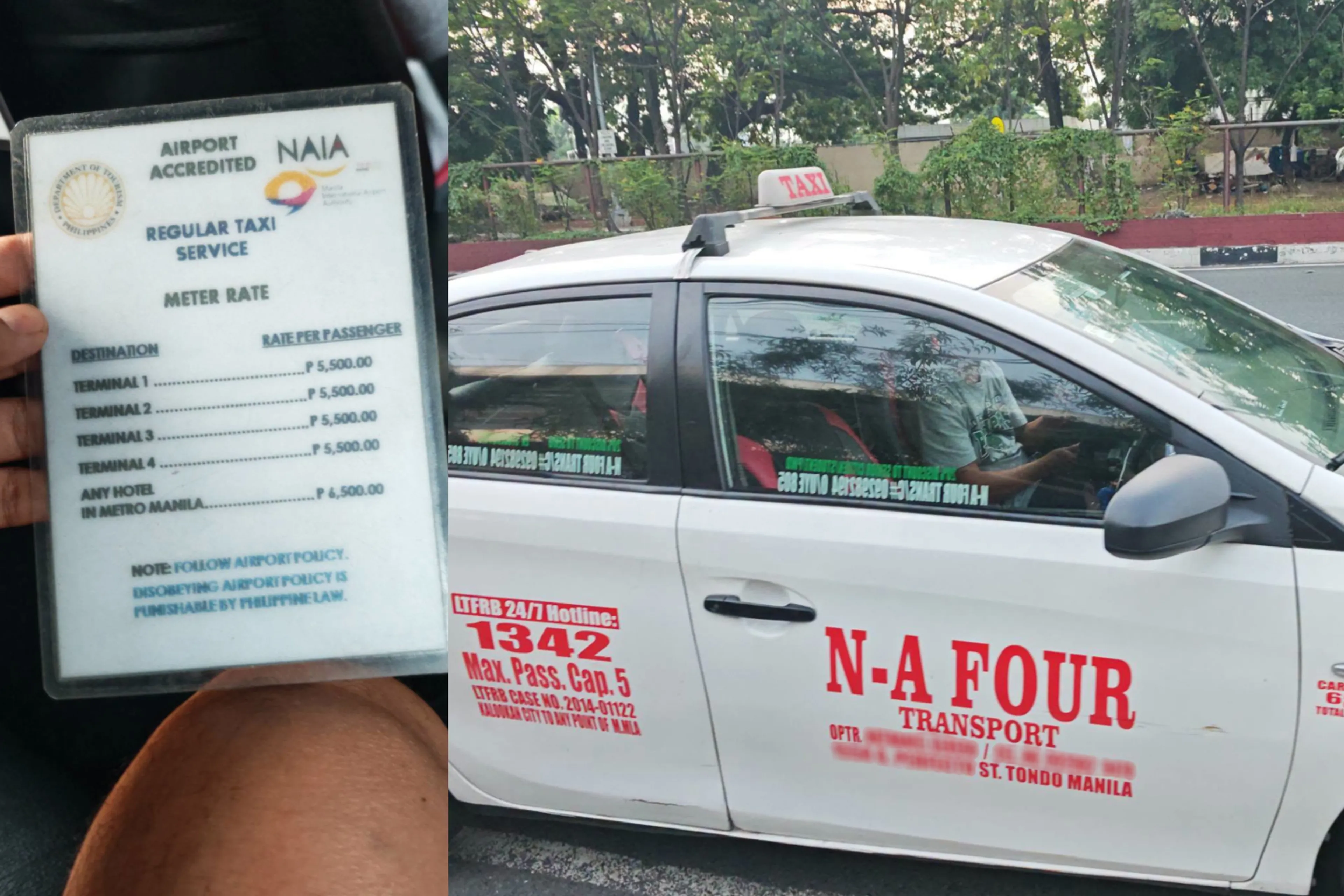 Thai tourist’s alleged PHP 5.5K NAIA taxi fare prompts LTFRB SCO