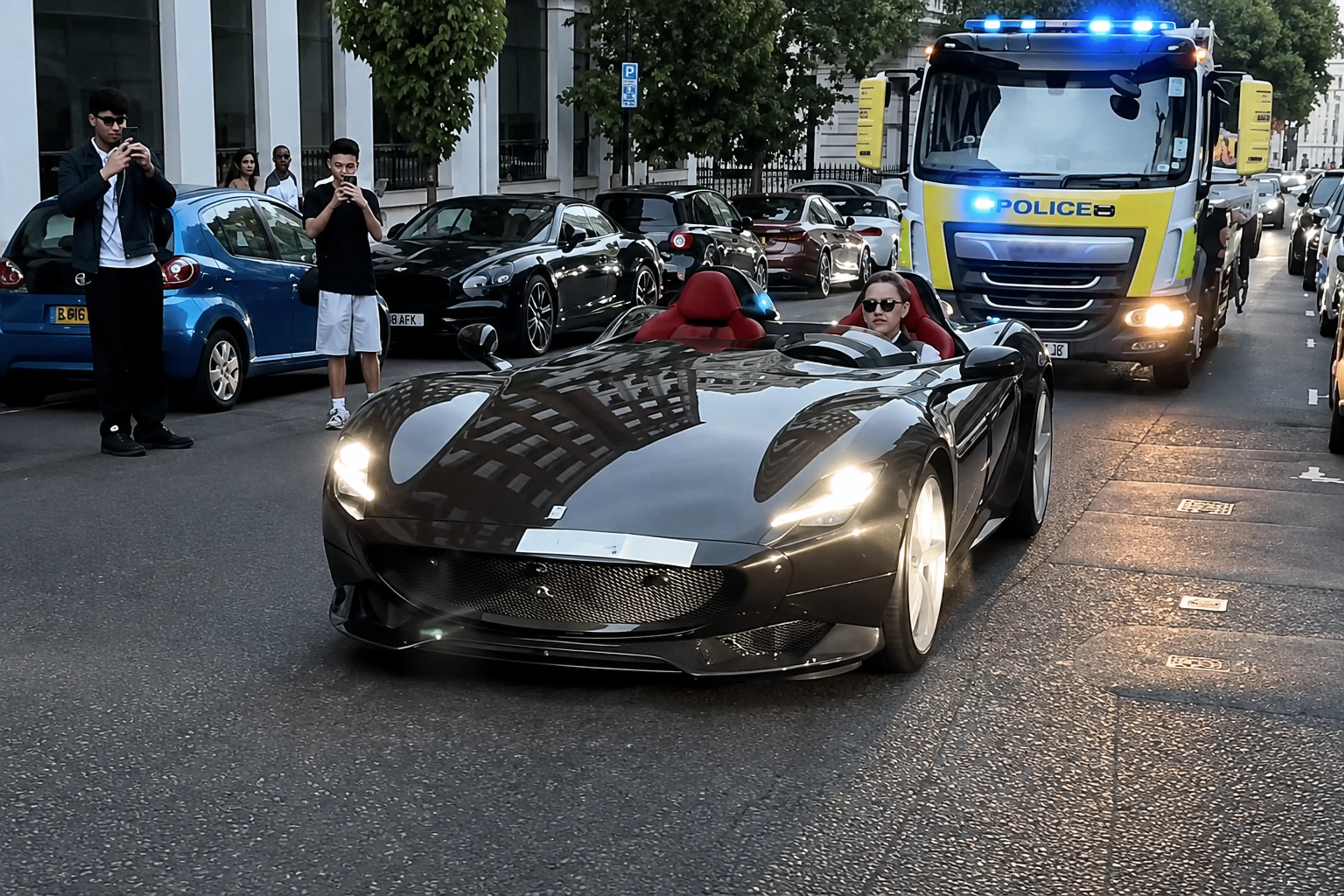 London Police seize PHP 305M Ferrari Monza SP2; drives it to impounding area