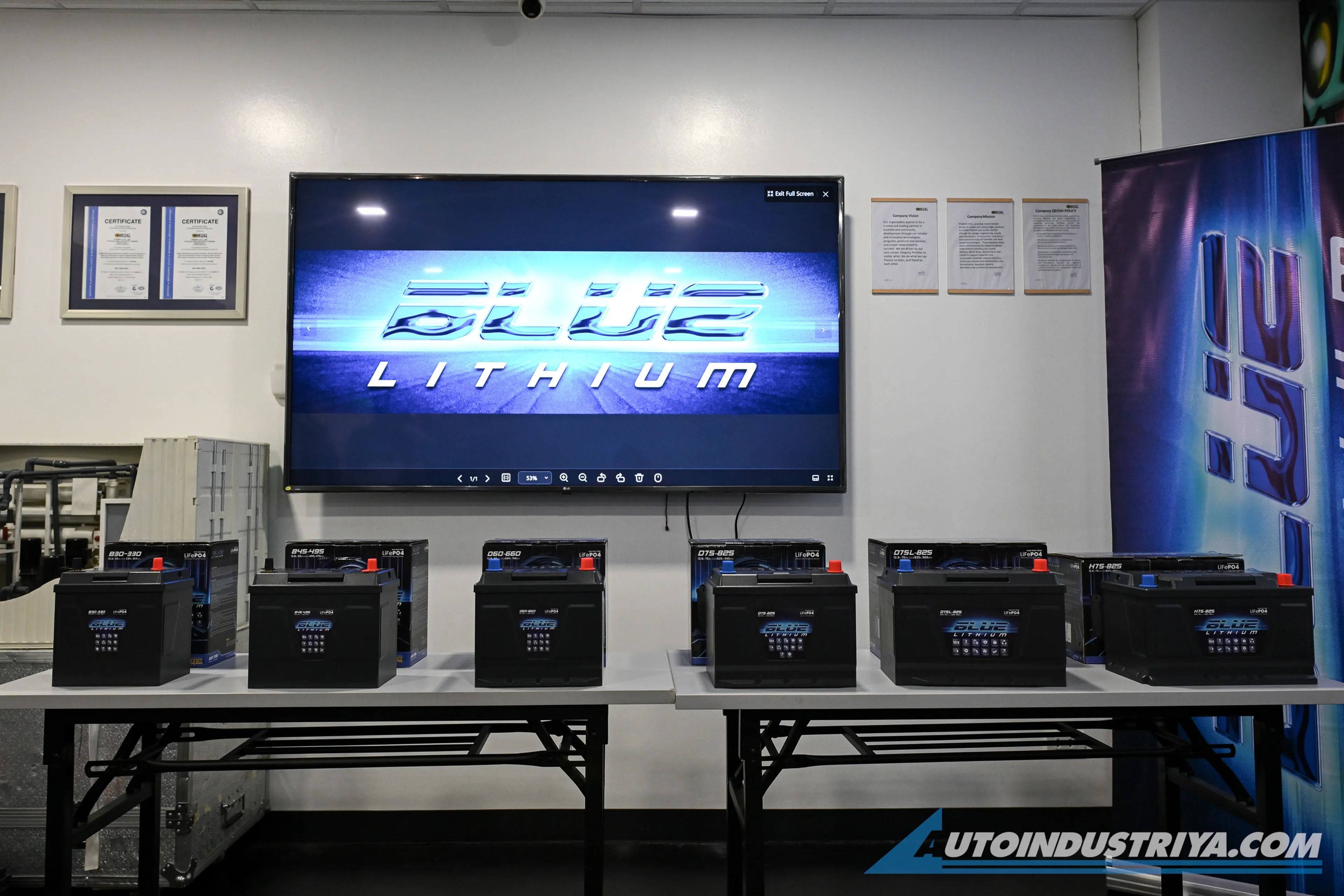 Blue Lithium Automotive Batteries Launched in PH
