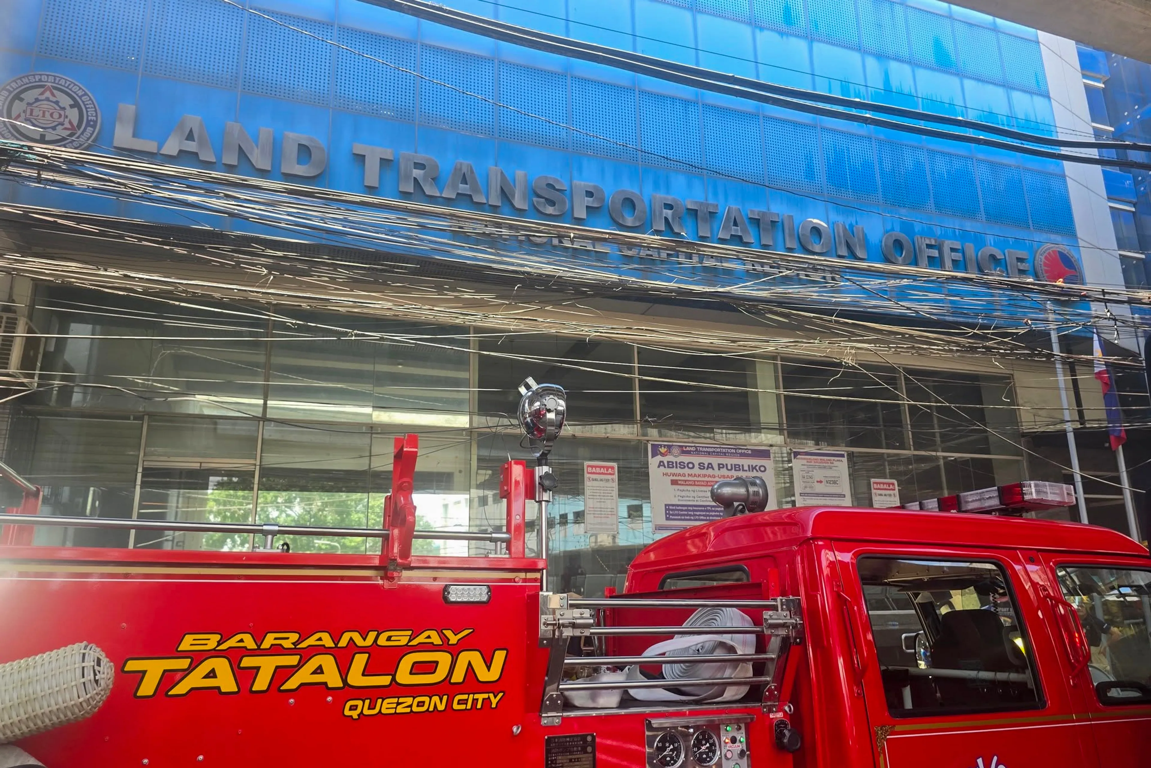 LTO-NCR HQ catches fire, operations unaffected