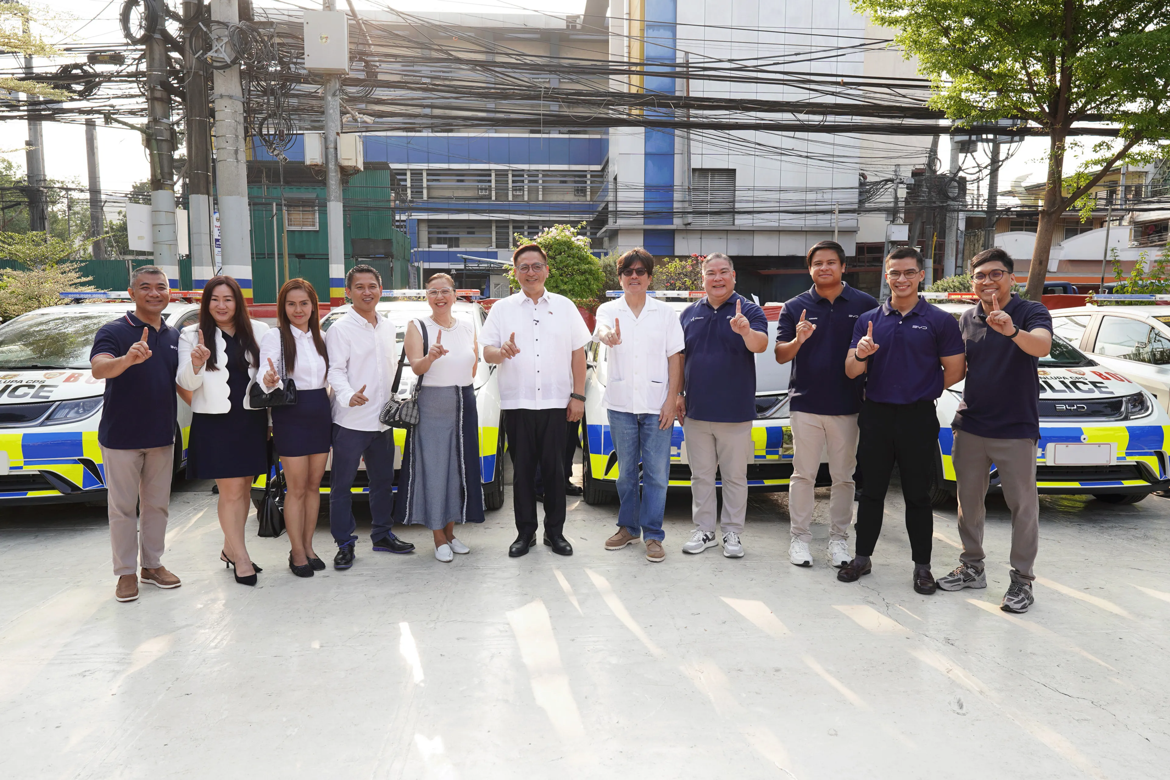 Muntinlupa City police electrifies fleet with BYD patrol vehicles
