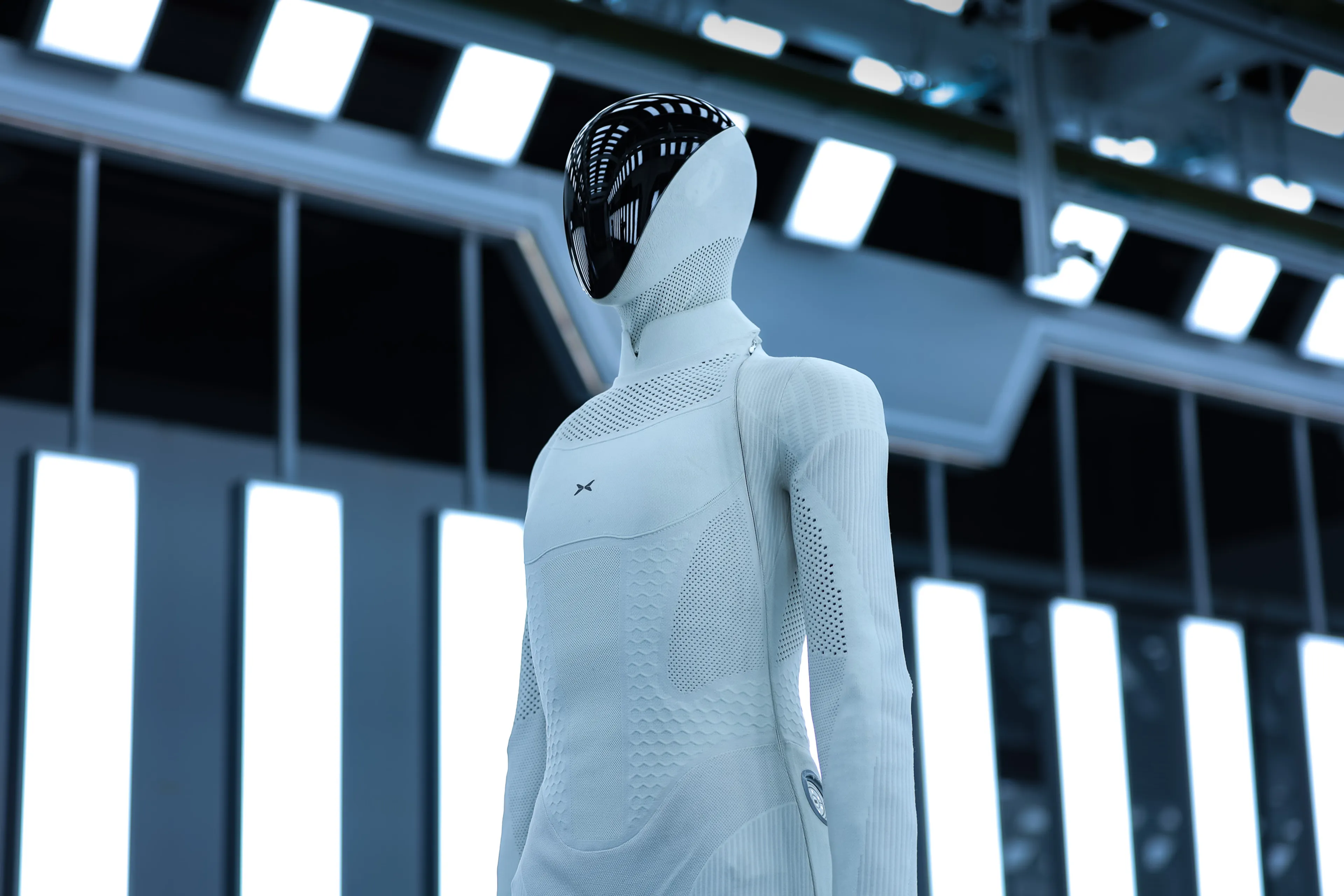 XPeng's humanoid robot IRON walks off production line